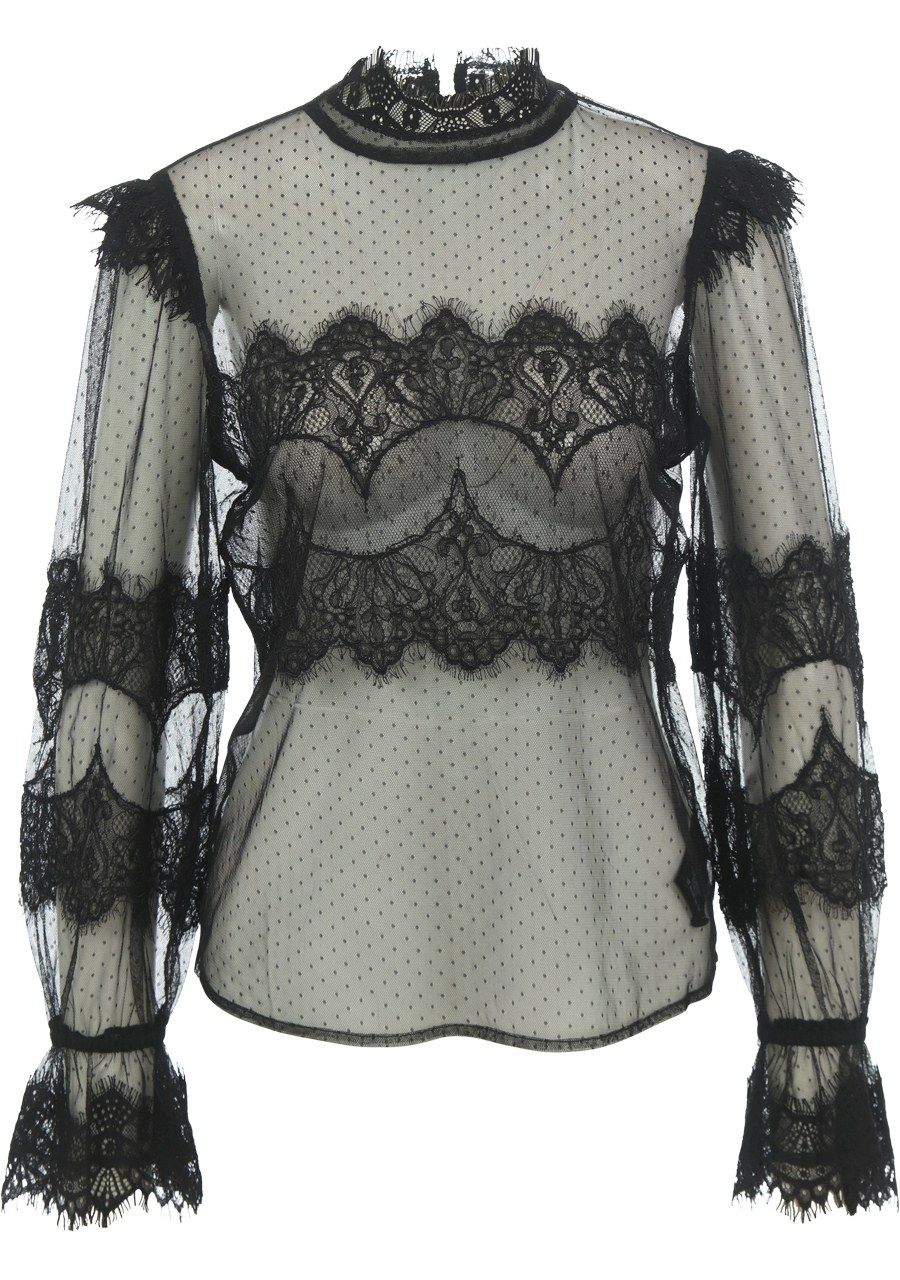 OUI - SHIRT - Zwart