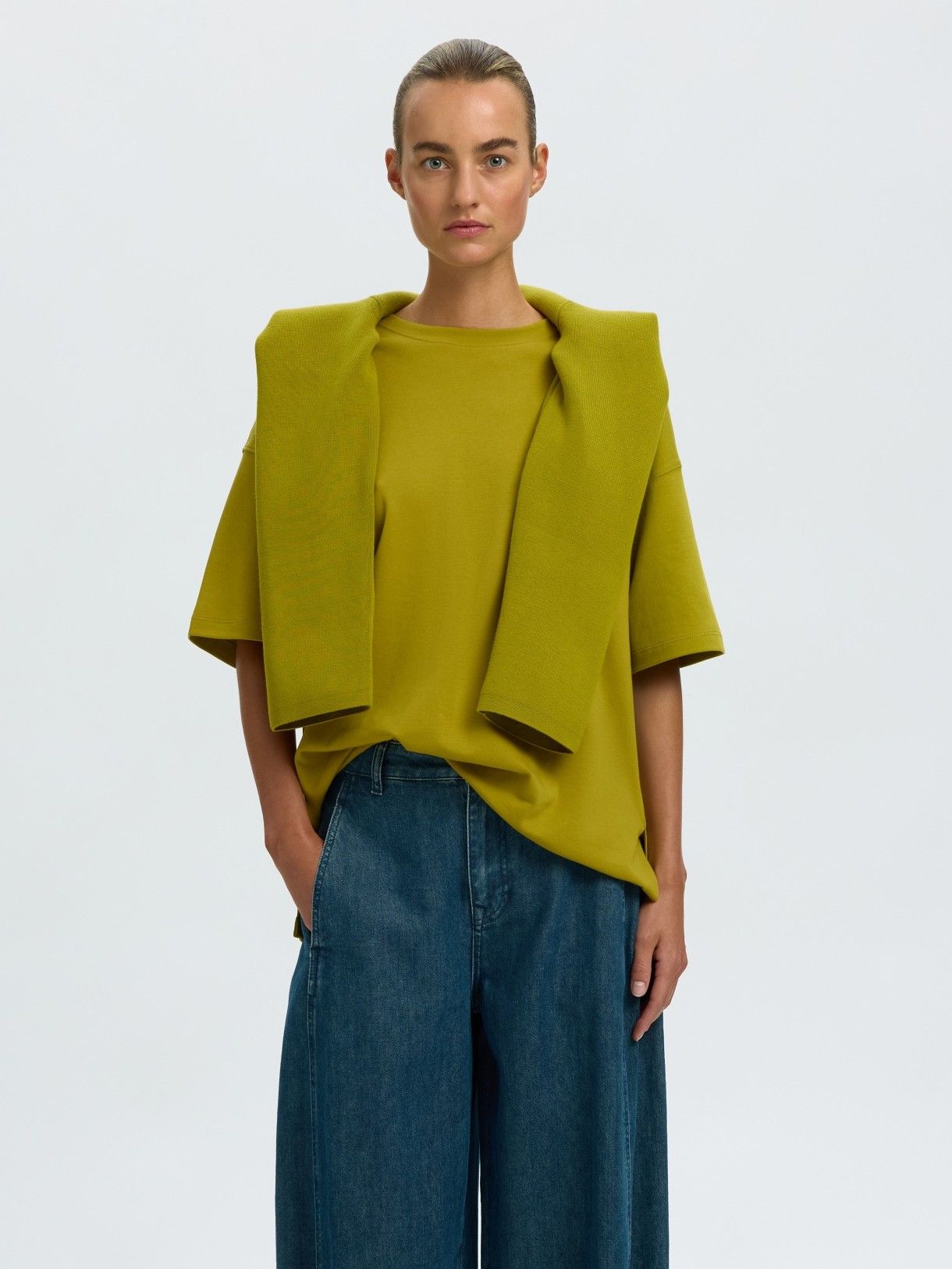SELECTED FEMME - SHIRT - Groen