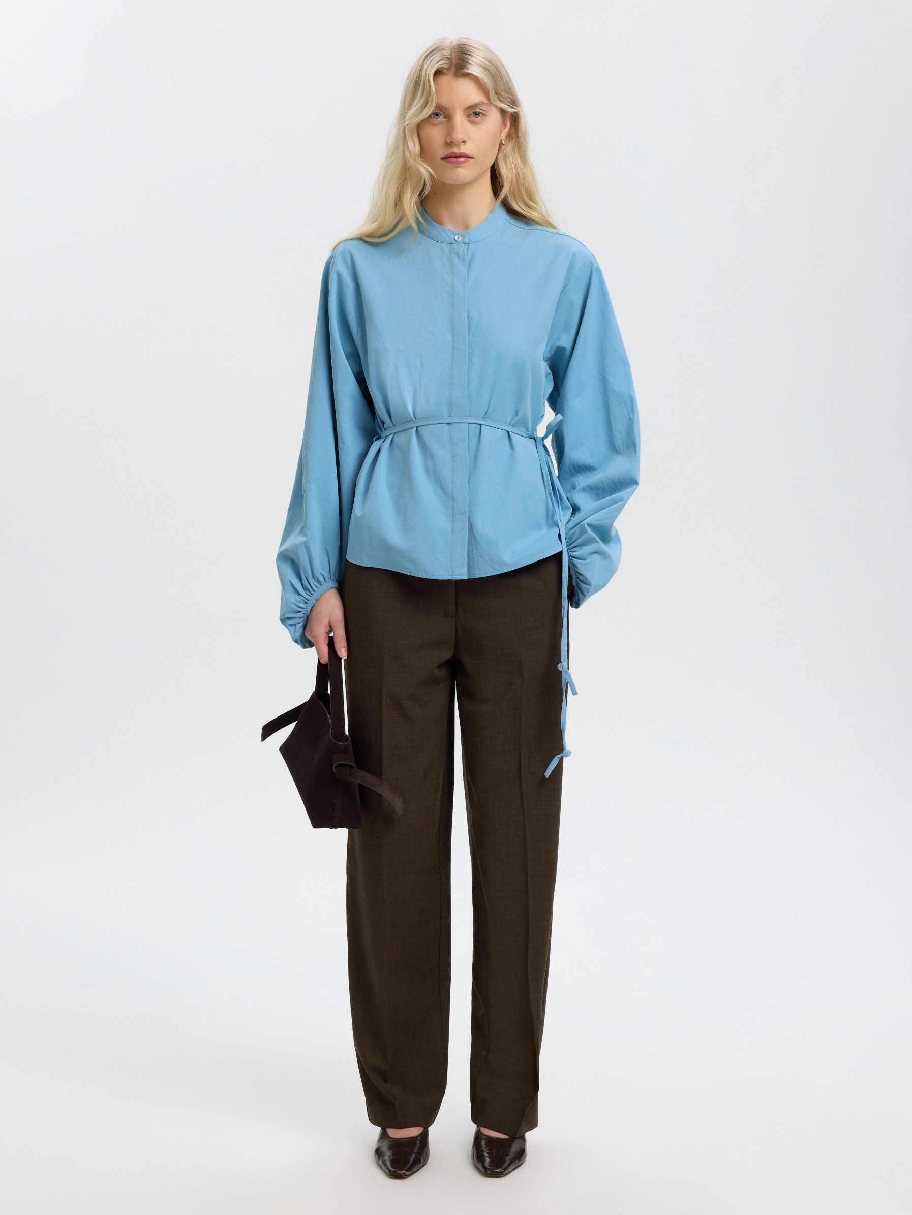 SELECTED FEMME - BLOUSE - Blauw