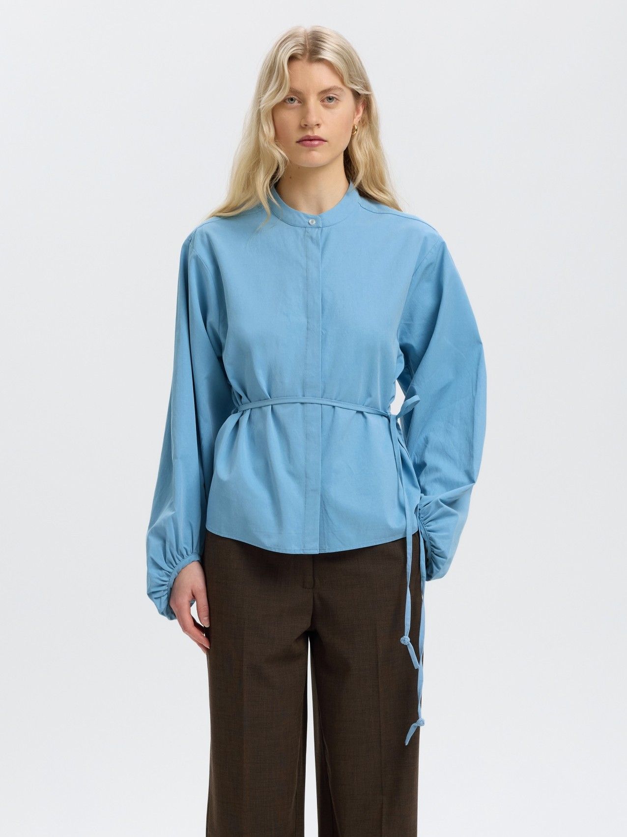 SELECTED FEMME - BLOUSE - Blauw