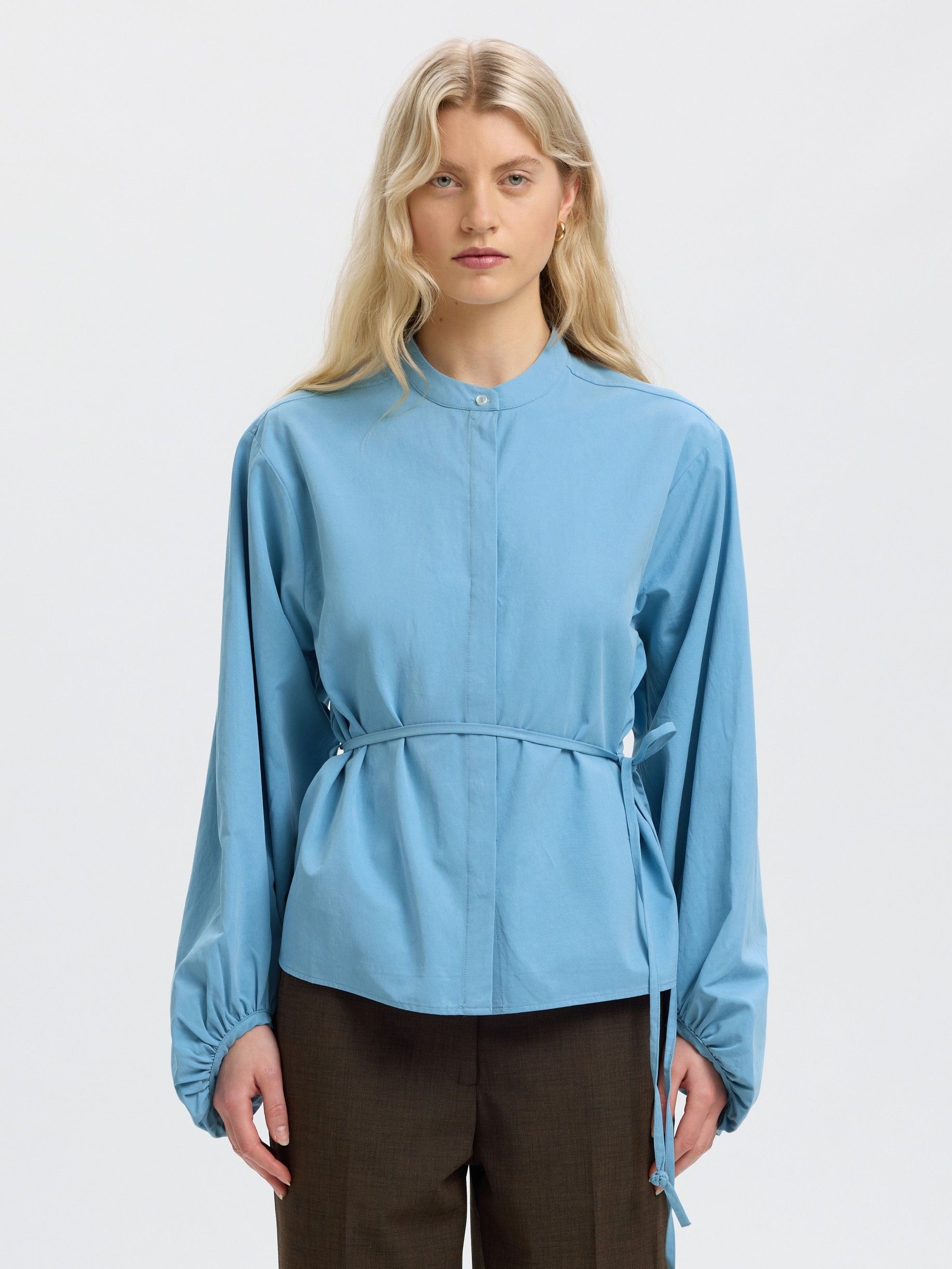 SELECTED FEMME - BLOUSE - Blauw