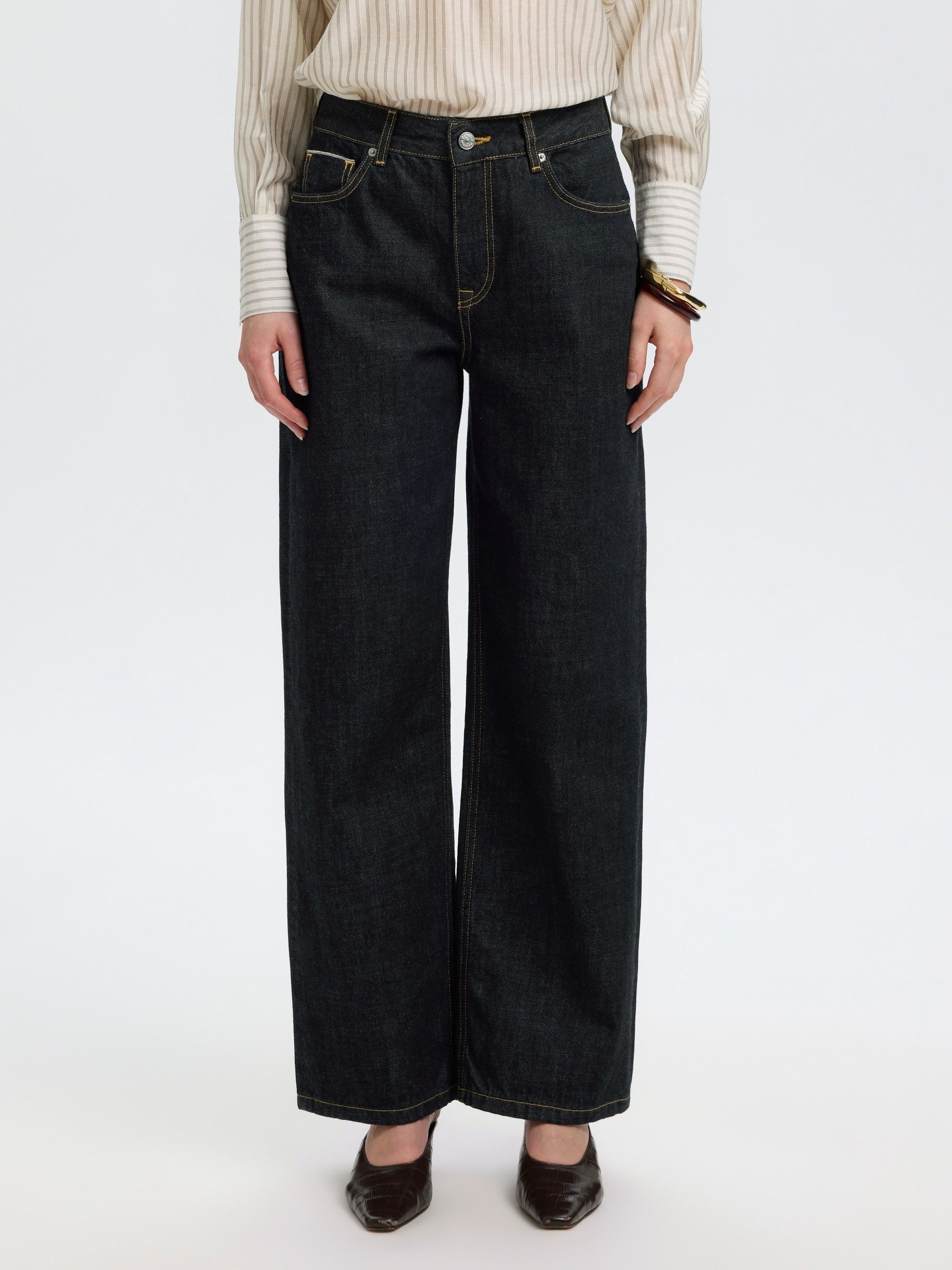 SELECTED FEMME - JEANS - Blauw