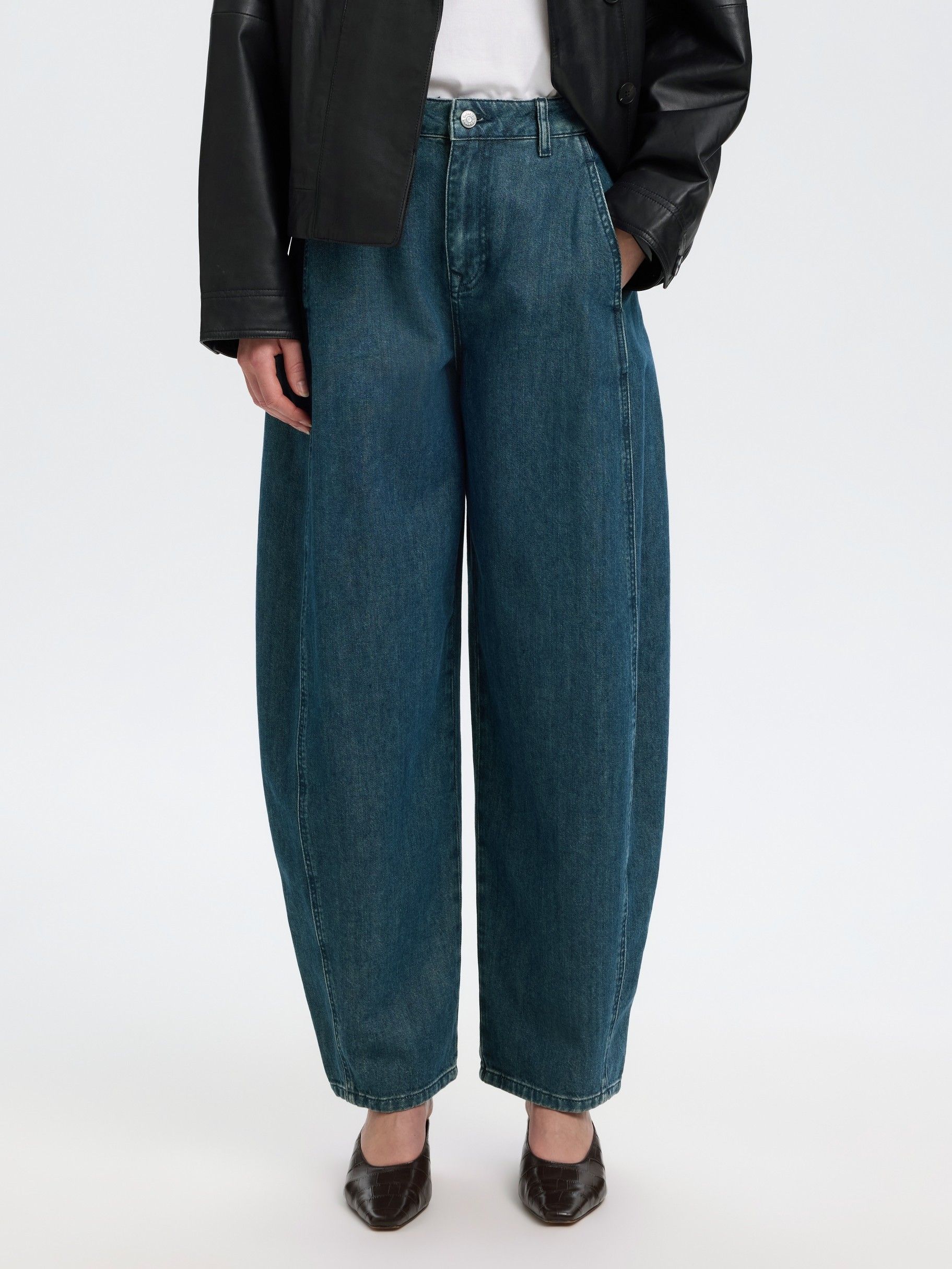 SELECTED FEMME - JEANS - Blauw