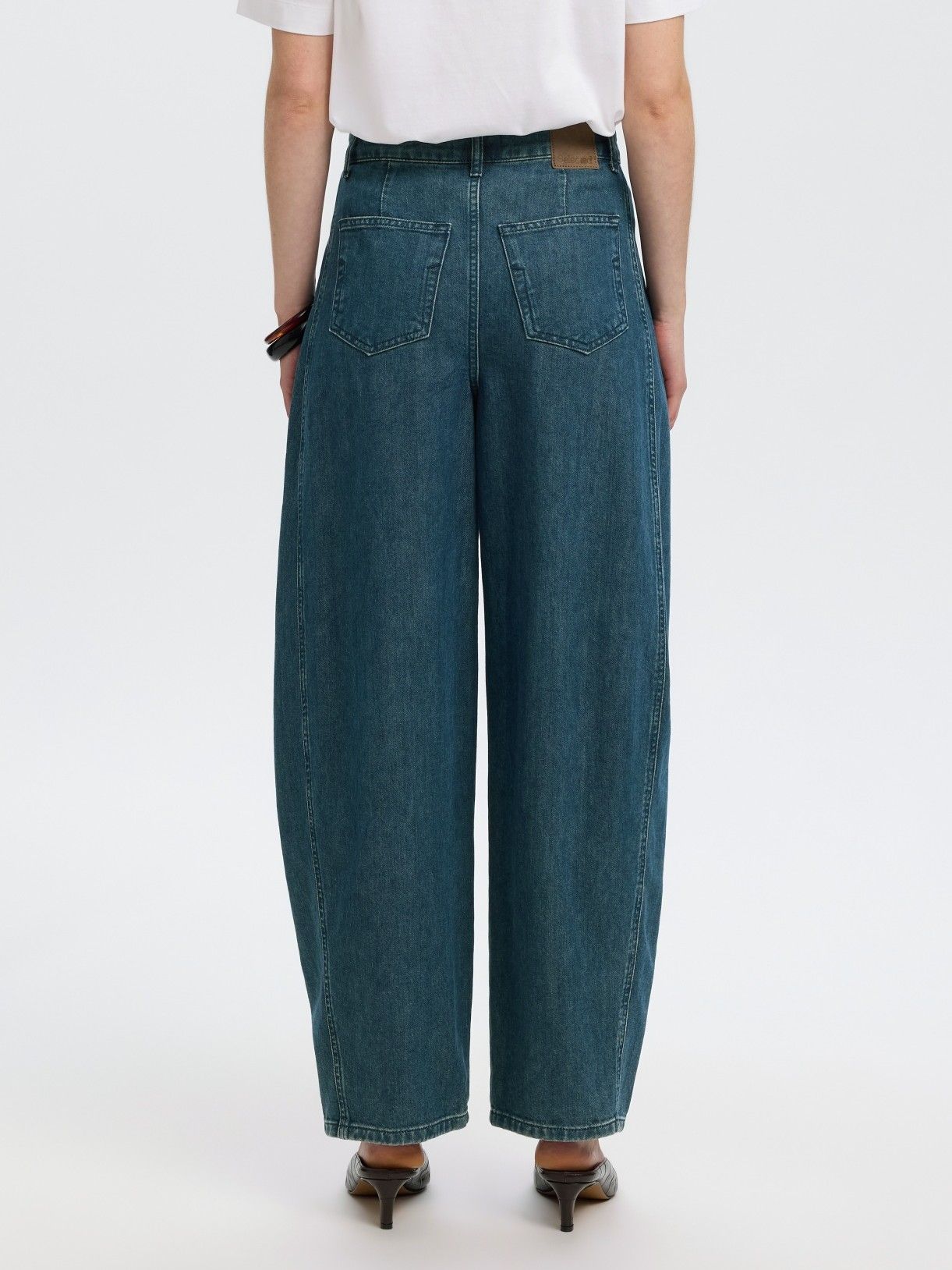 SELECTED FEMME - JEANS - Blauw