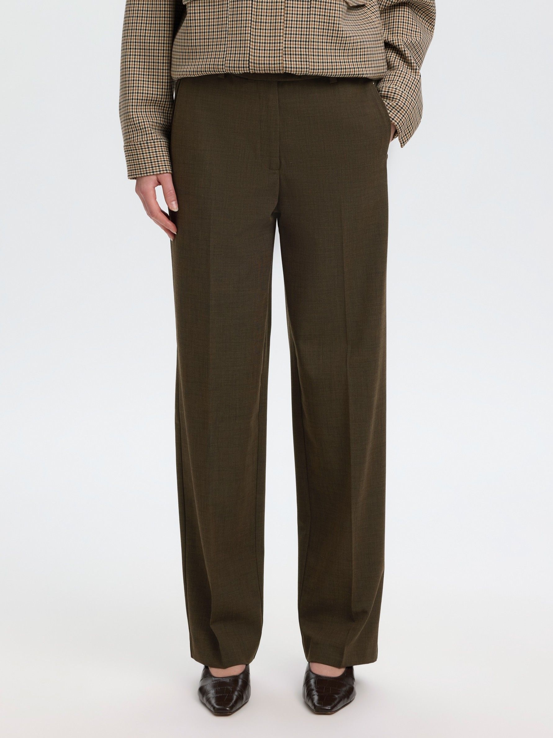 SELECTED FEMME - BROEK - Bruin