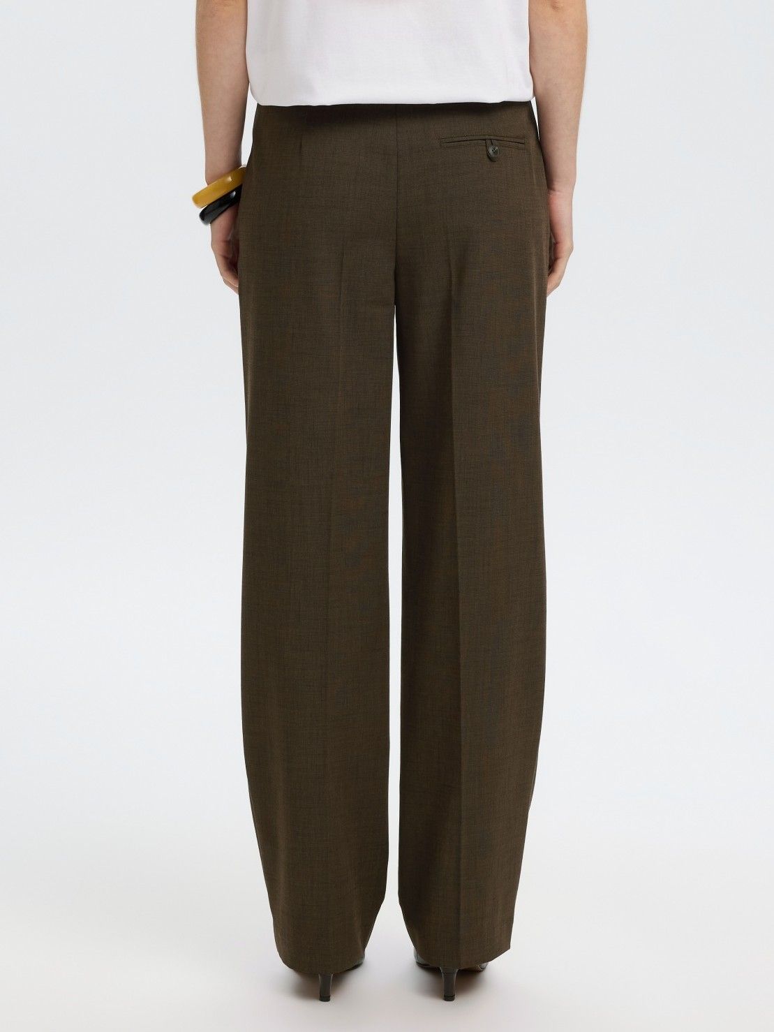 SELECTED FEMME - BROEK - Bruin