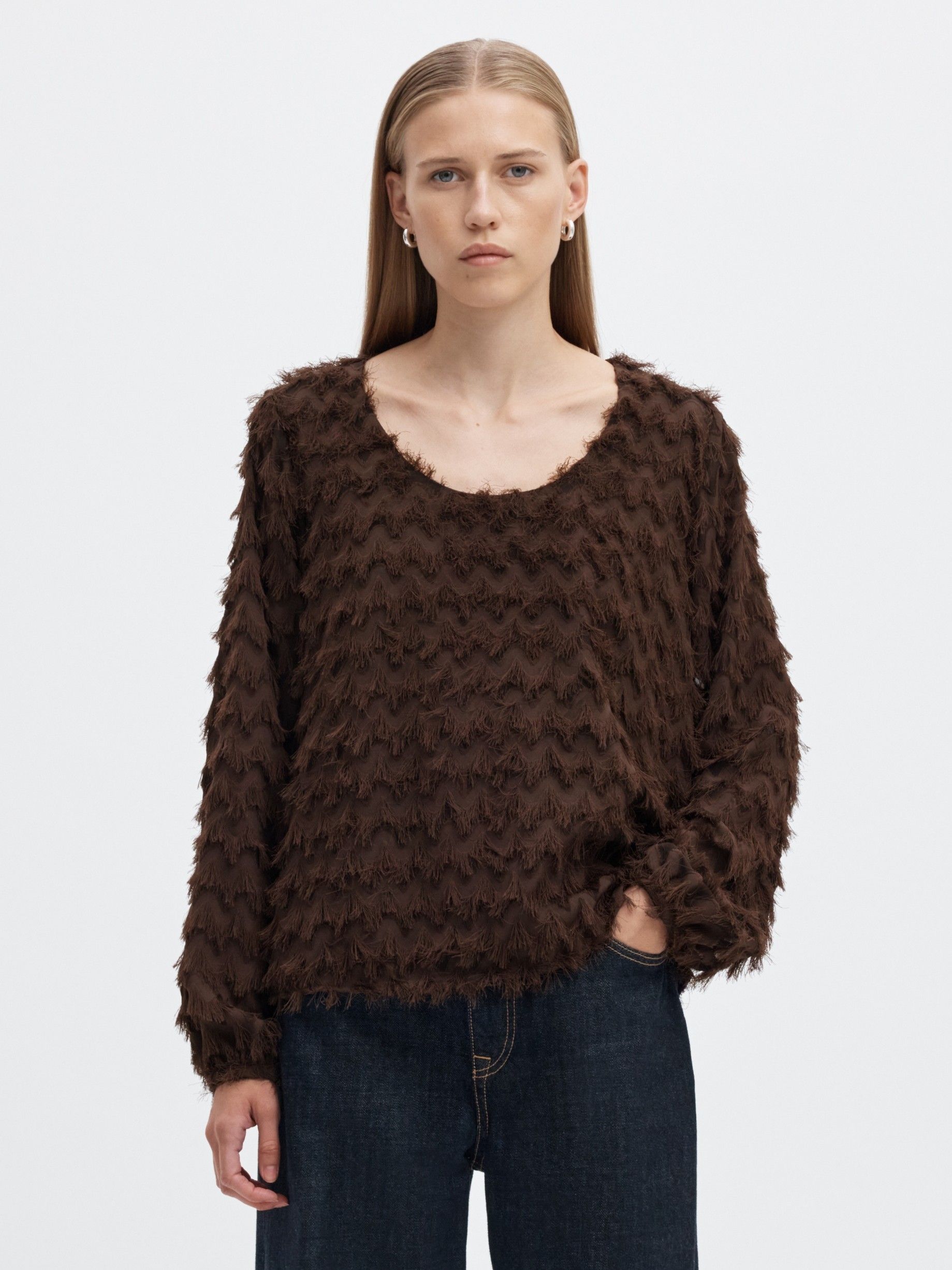 SELECTED FEMME - BLOUSE - Bruin