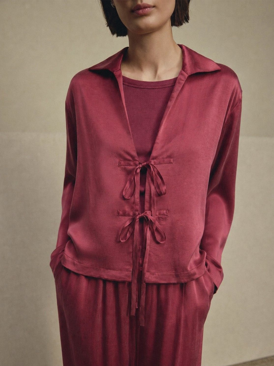 MSCH COPENHAGEN - BLOUSE - Rood