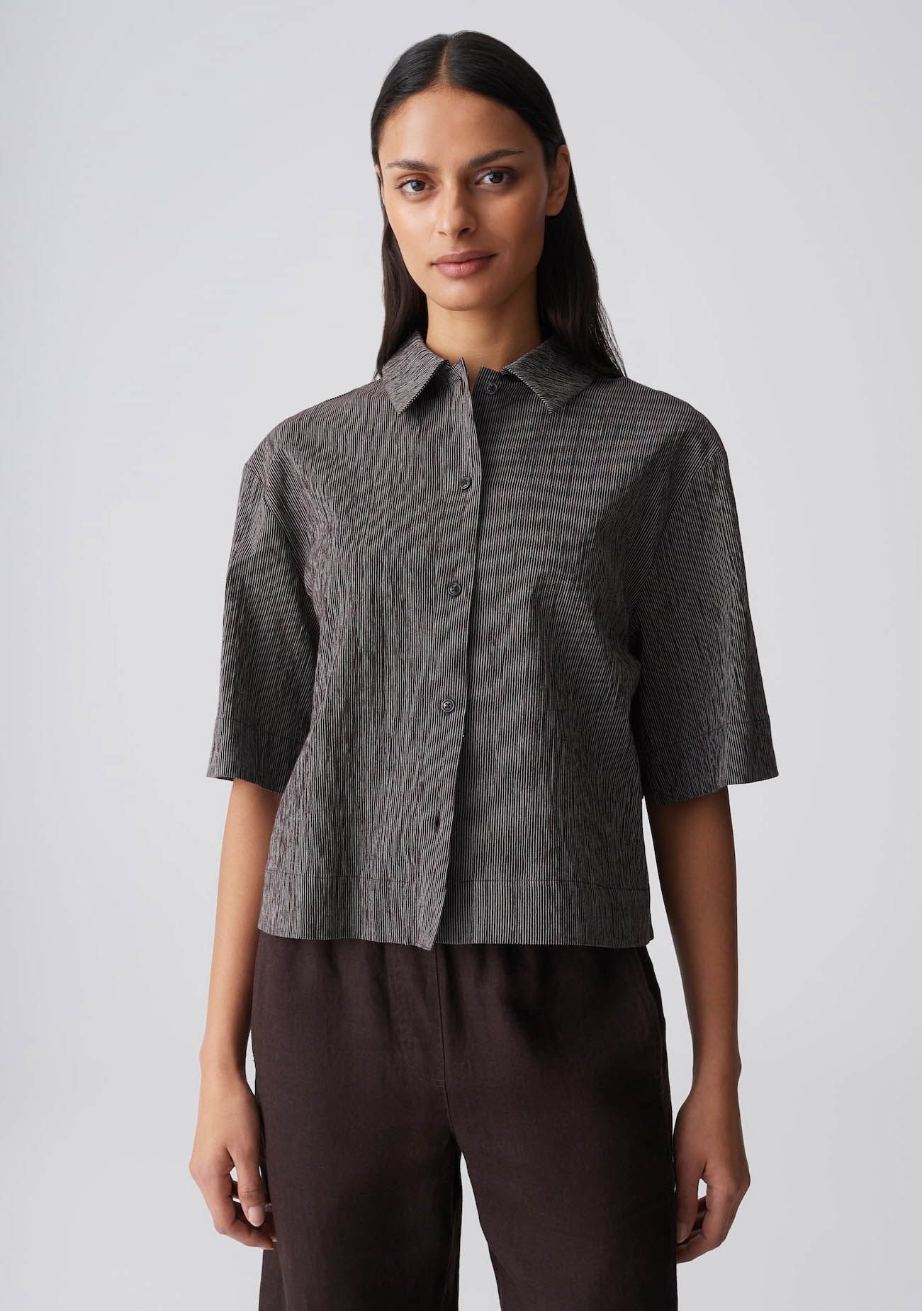 OPUS - BLOUSE - Bruin