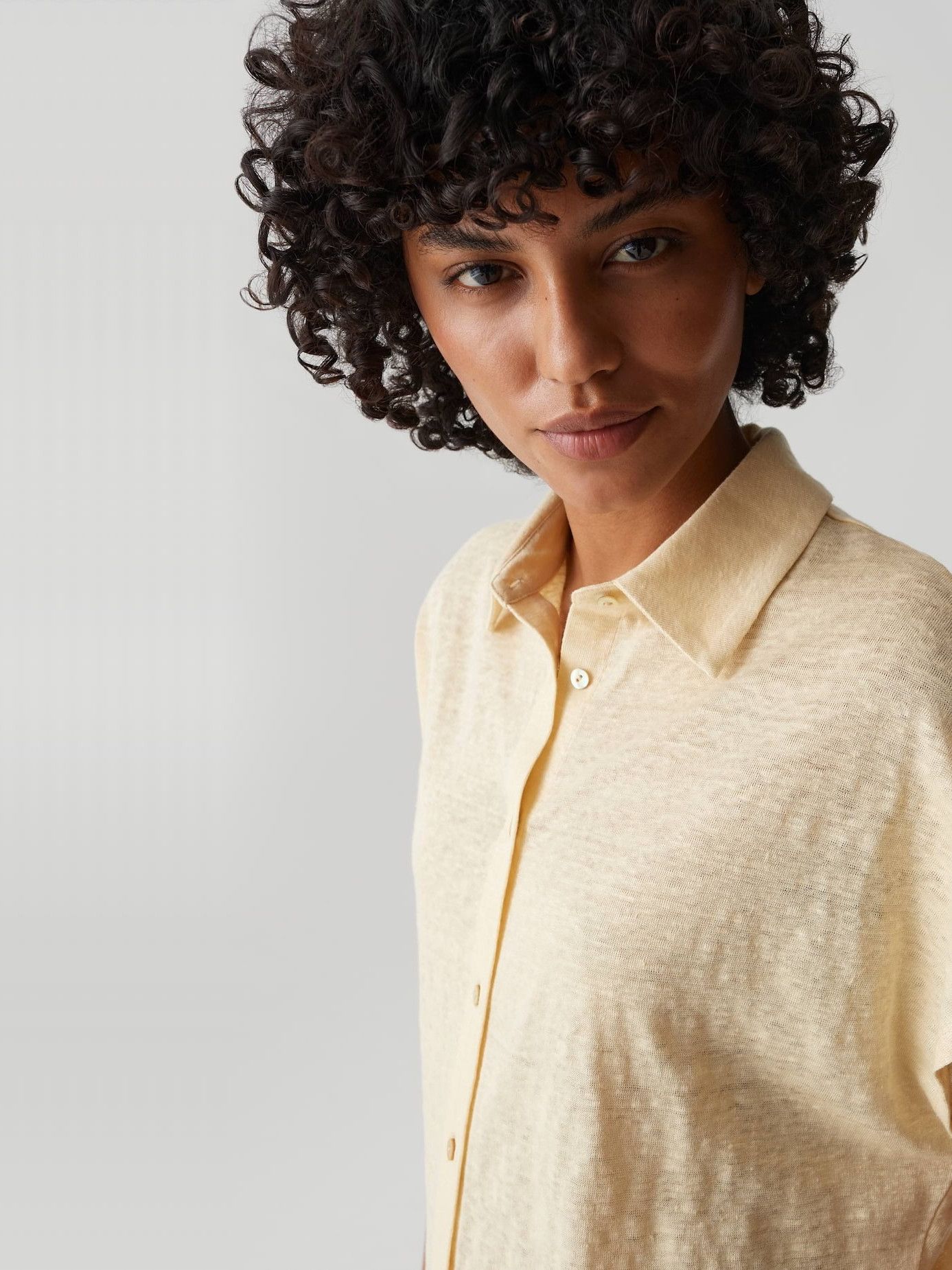 OPUS - BLOUSE - Geel