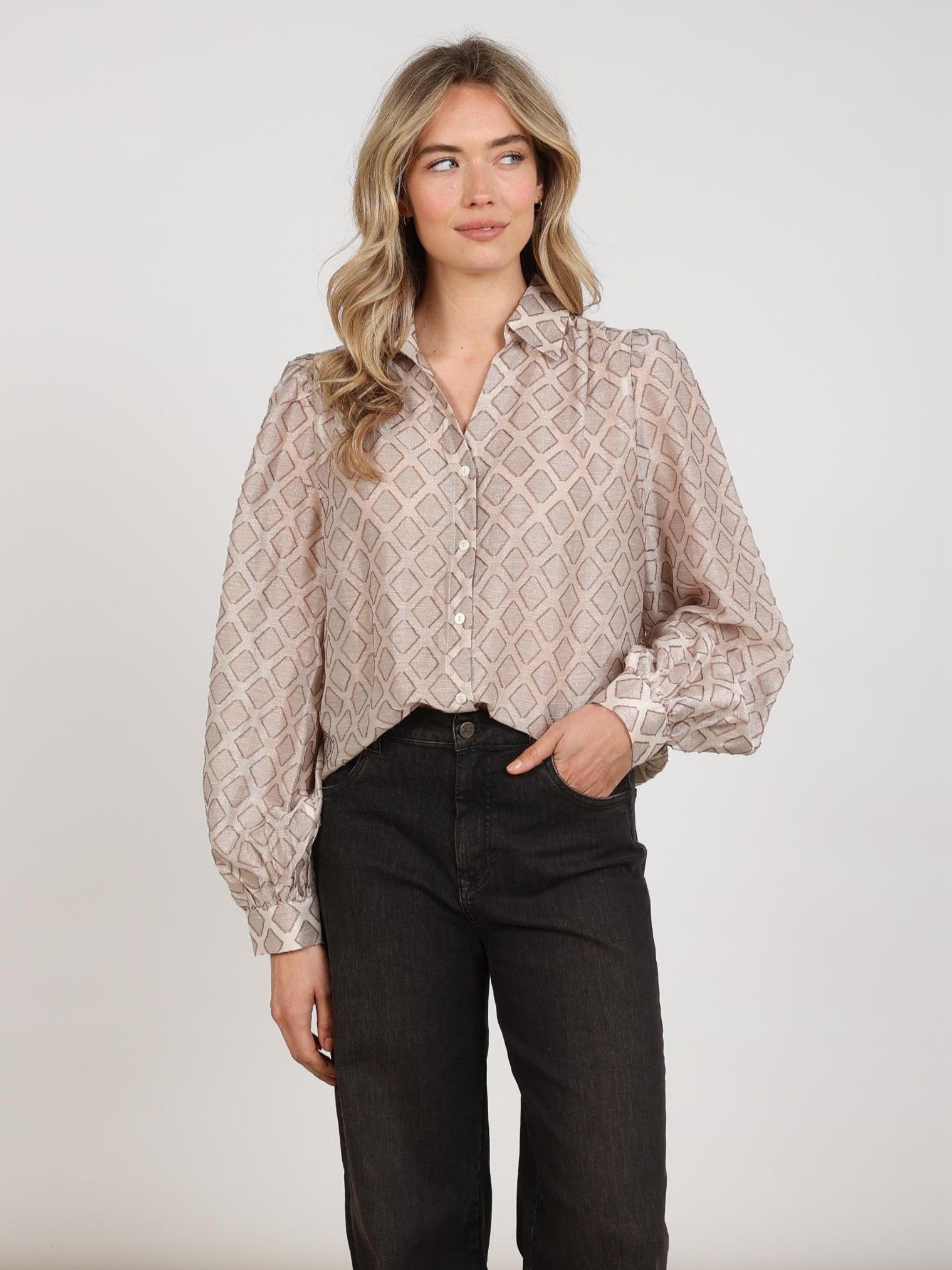 NUKUS - BLOUSE - Beige