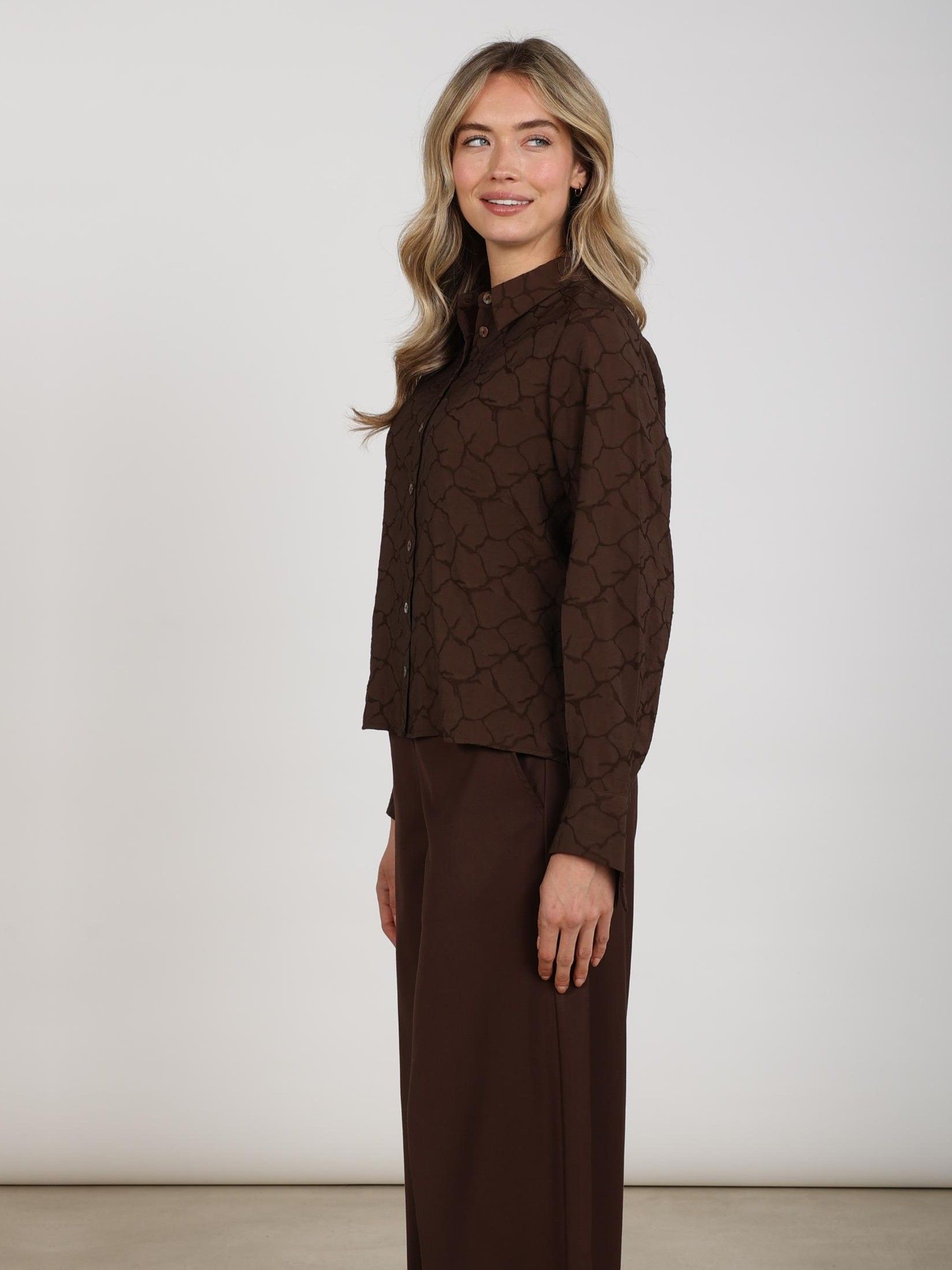 NUKUS - BLOUSE - Bruin