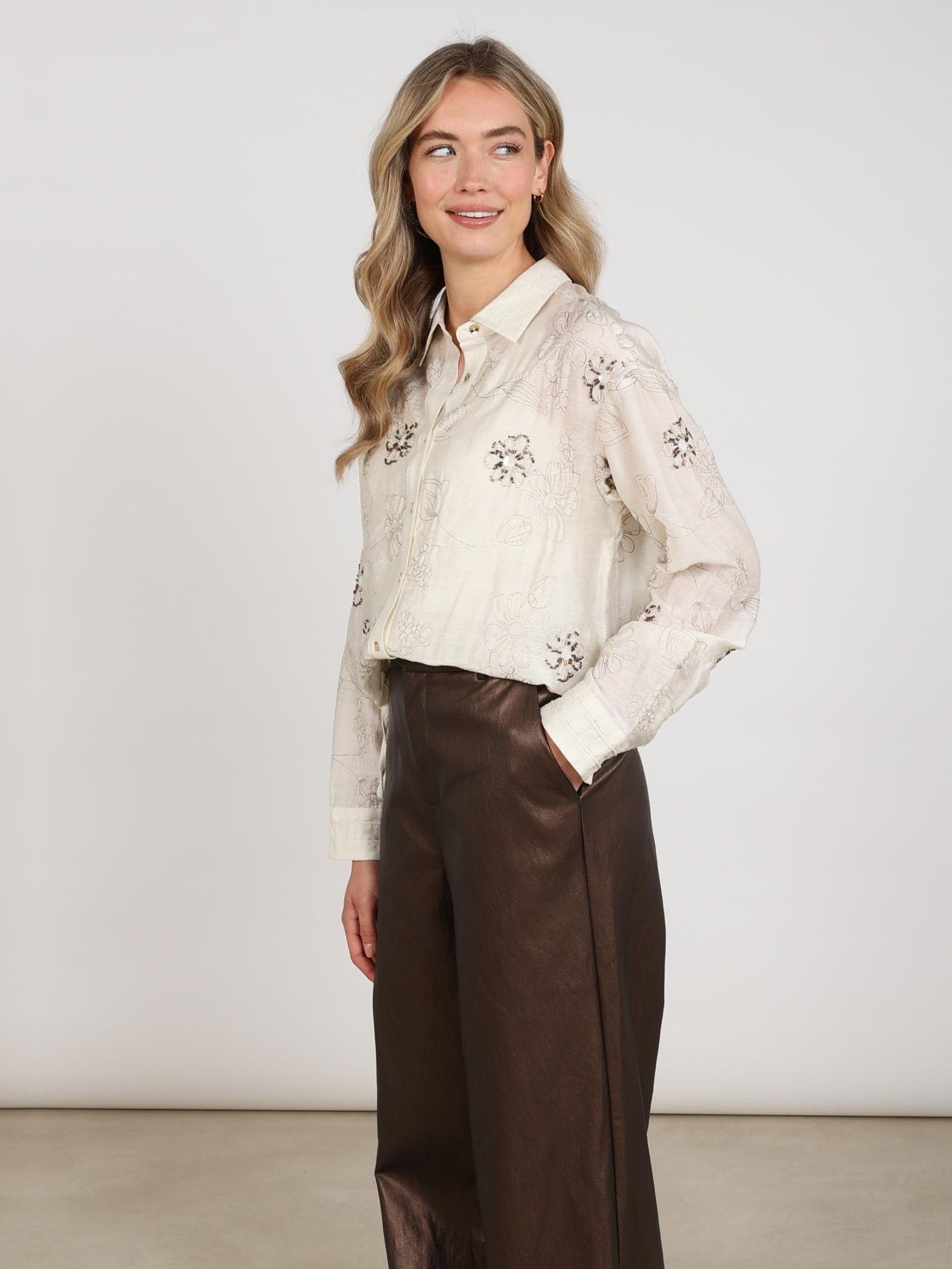 NUKUS - BLOUSE - Off white