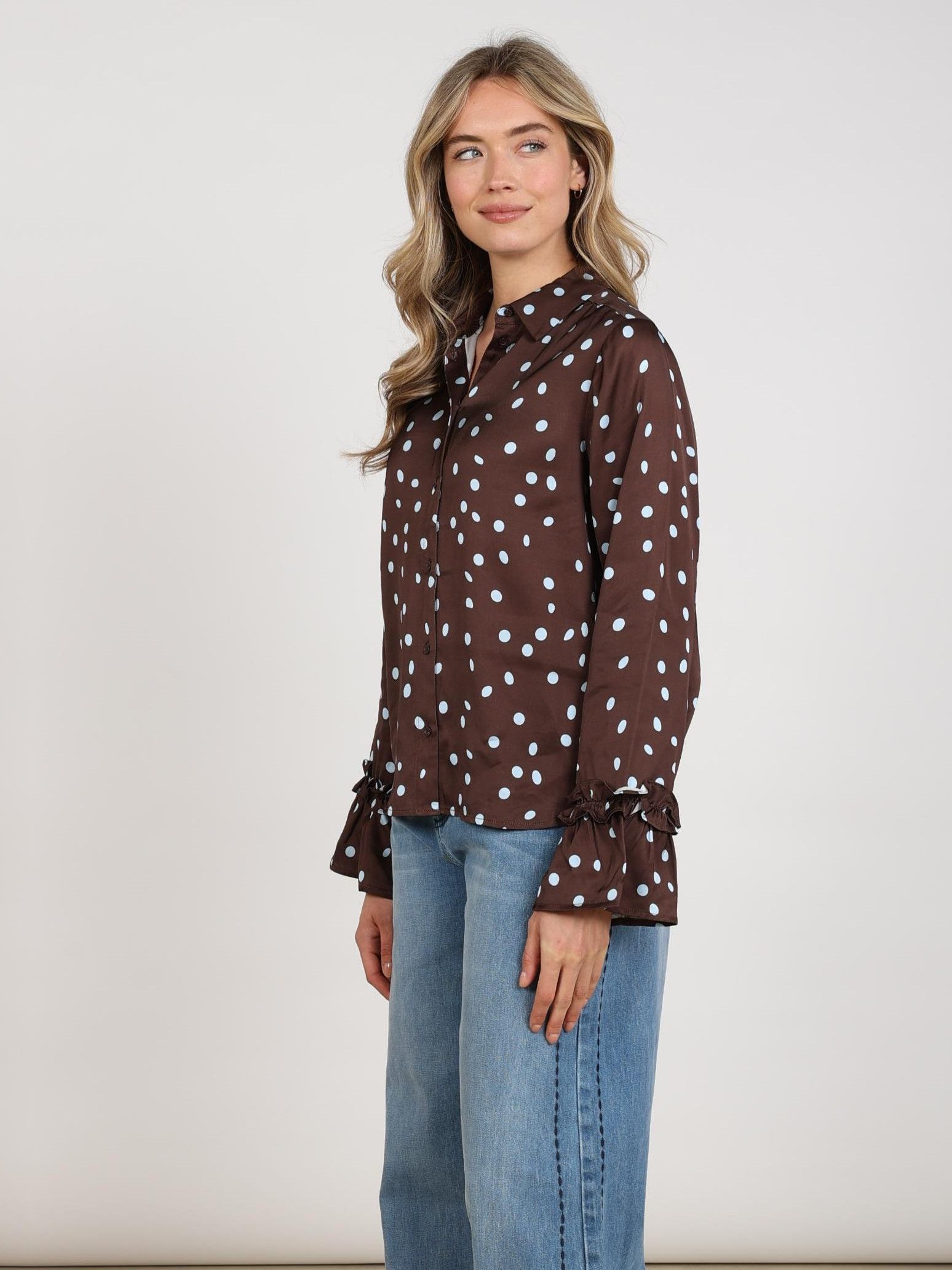 NUKUS - BLOUSE - Bruin