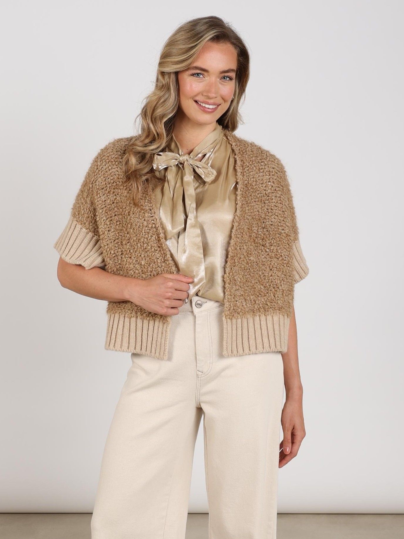 NUKUS - VEST - Bruin