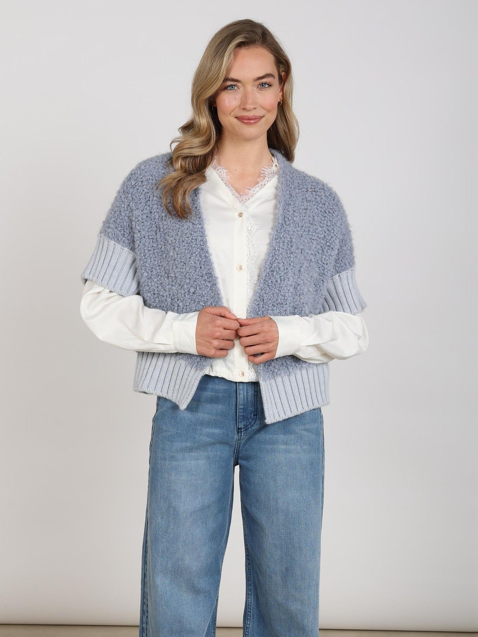 NUKUS - VEST - Blauw