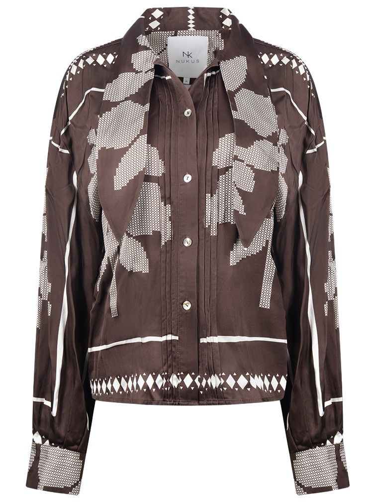 NUKUS - BLOUSE - Bruin