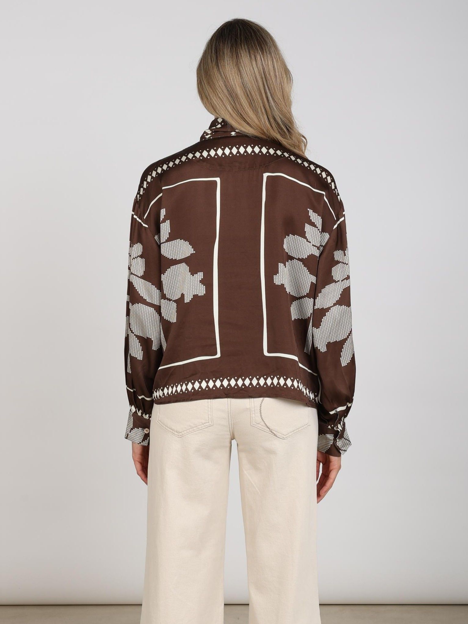 NUKUS - BLOUSE - Bruin
