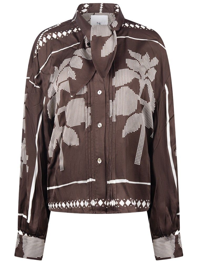 NUKUS - BLOUSE - Bruin