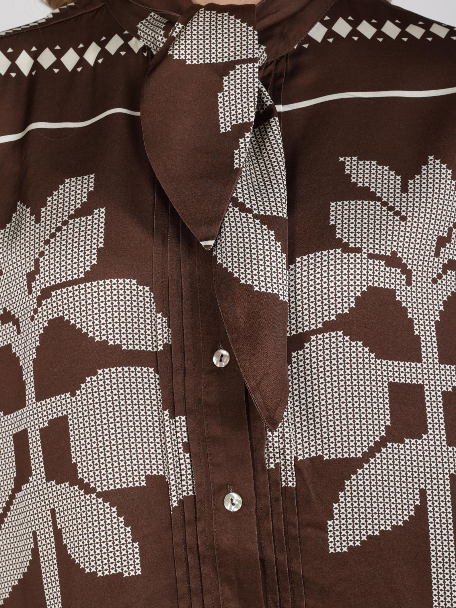 NUKUS - BLOUSE - Bruin
