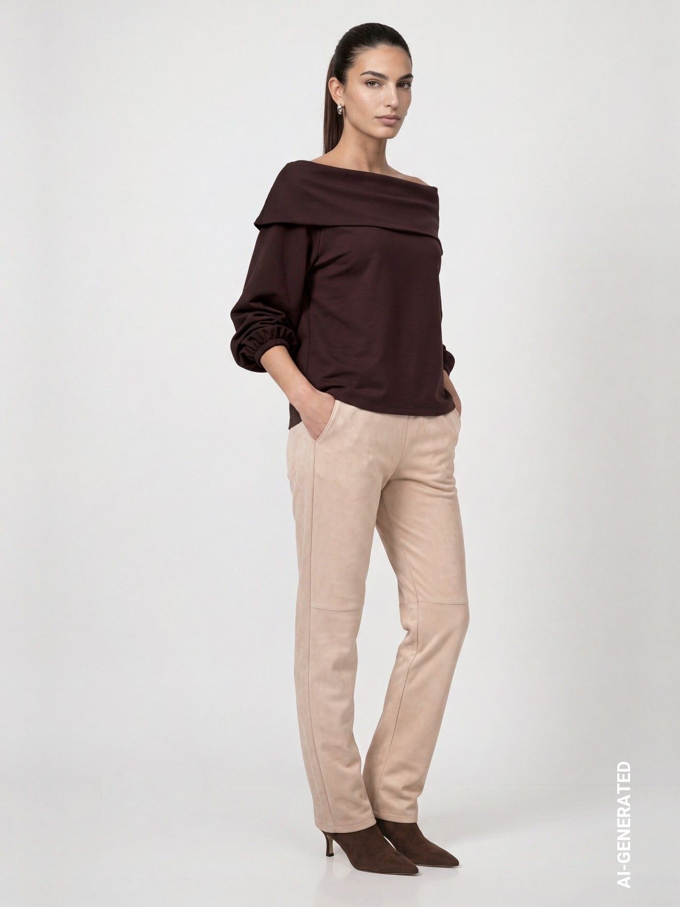 MONARI - BROEK - Beige