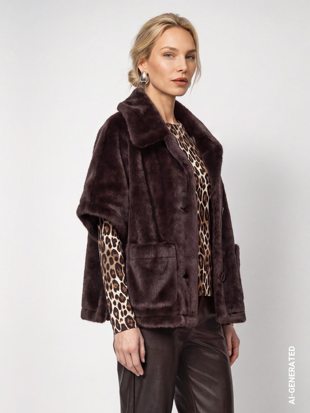 MONARI - BLAZER - Bruin
