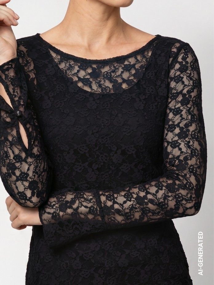 MONARI - SHIRT - Zwart