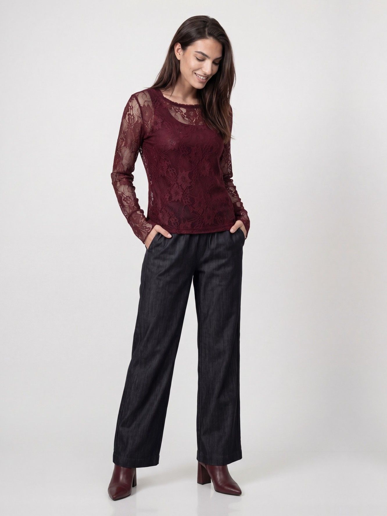 MONARI - SHIRT - Rood