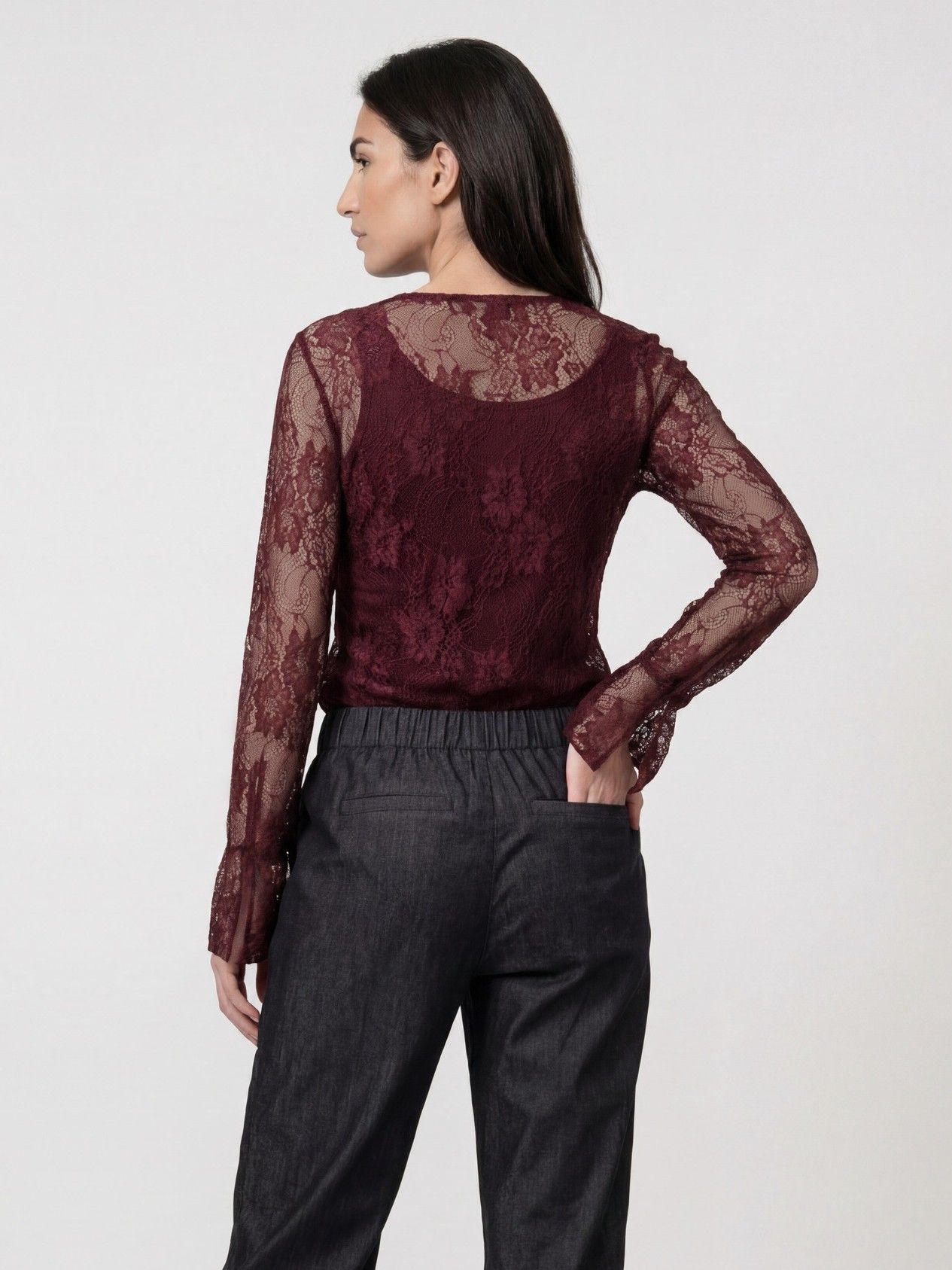 MONARI - SHIRT - Rood