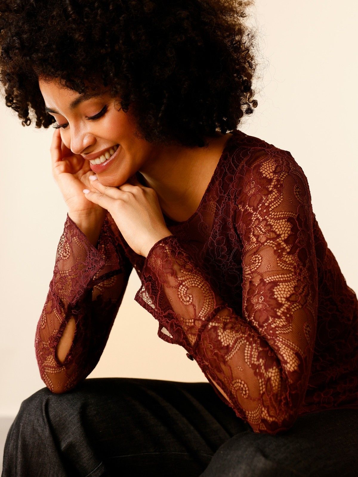 MONARI - SHIRT - Rood