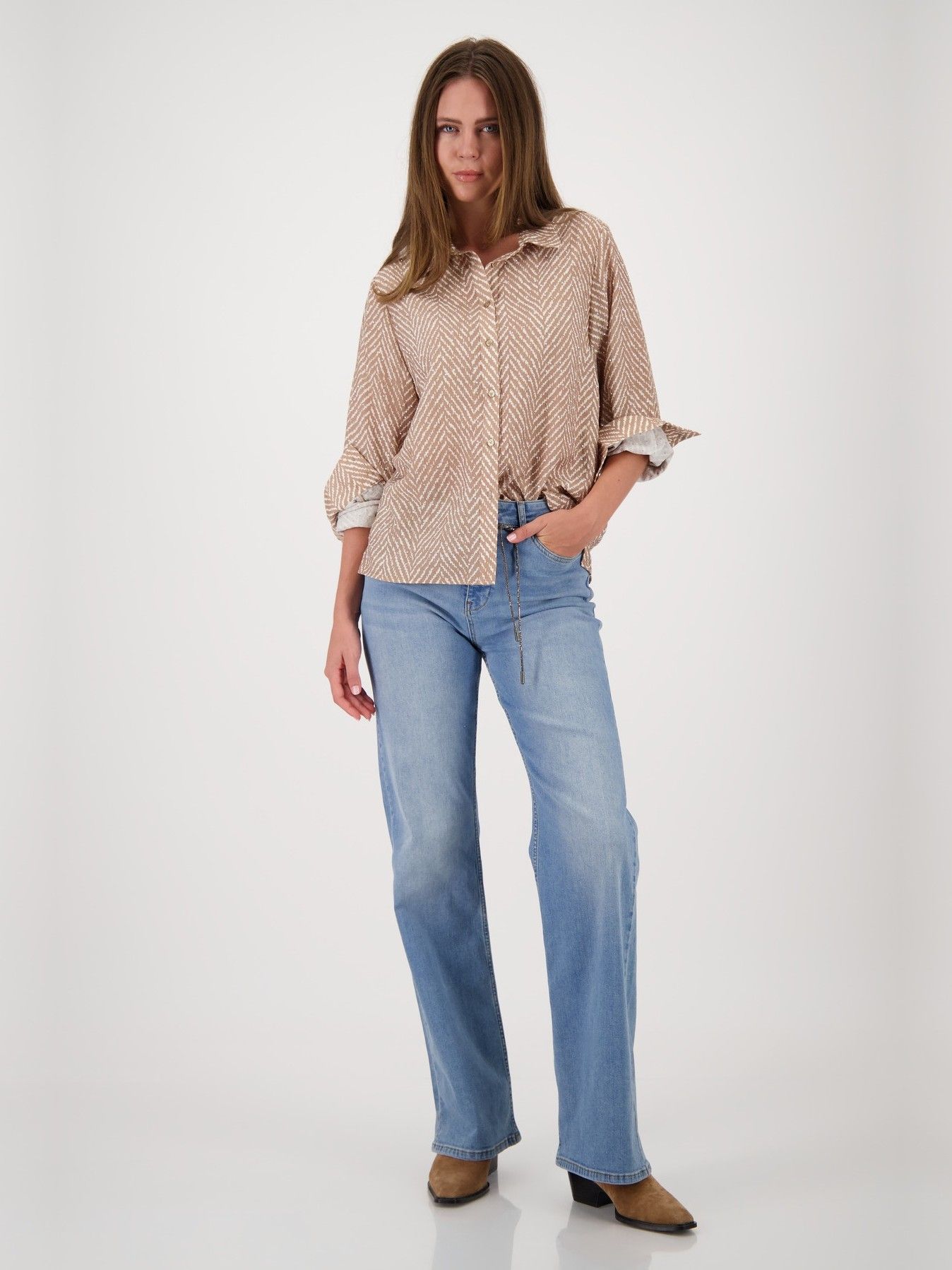 MONARI - BLOUSE - Bruin