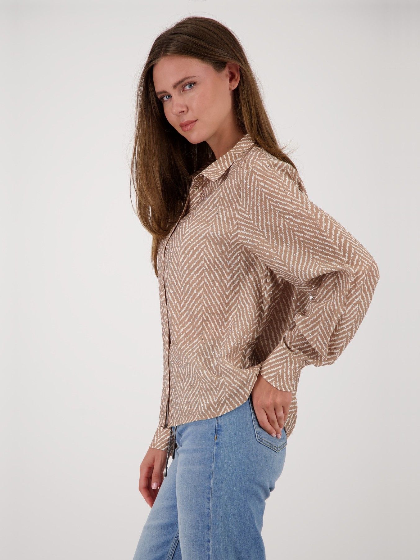 MONARI - BLOUSE - Bruin