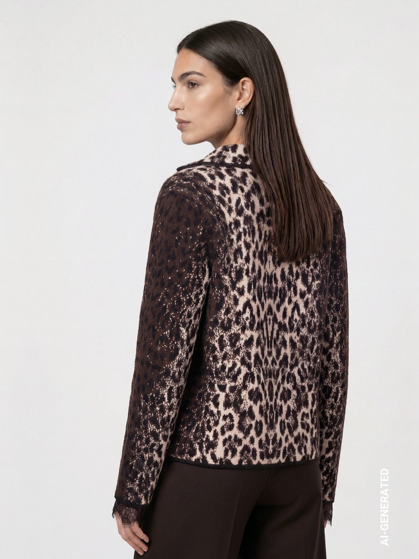 MONARI - VEST - Bruin