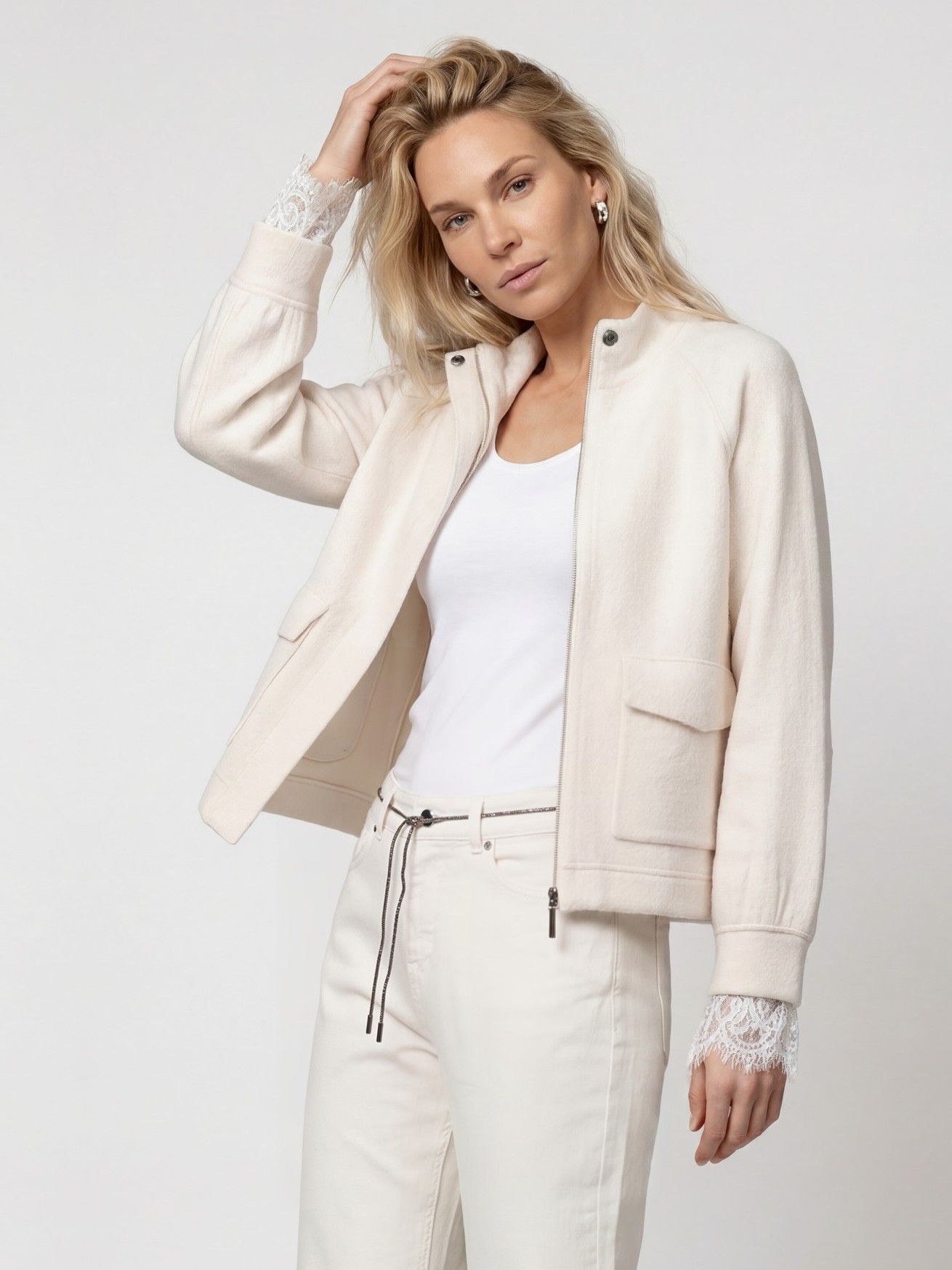 MONARI - VEST - Off white