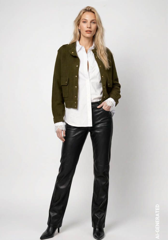 MONARI - VEST - Groen