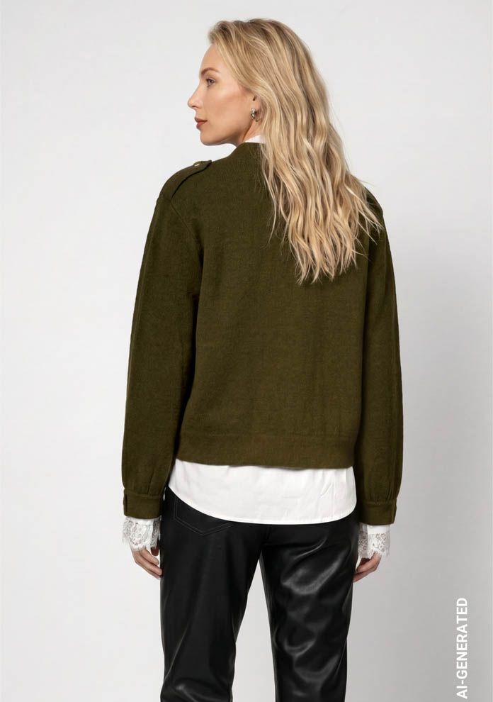 MONARI - VEST - Groen