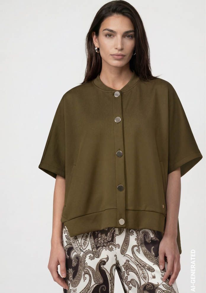 MONARI - BLAZER - Groen
