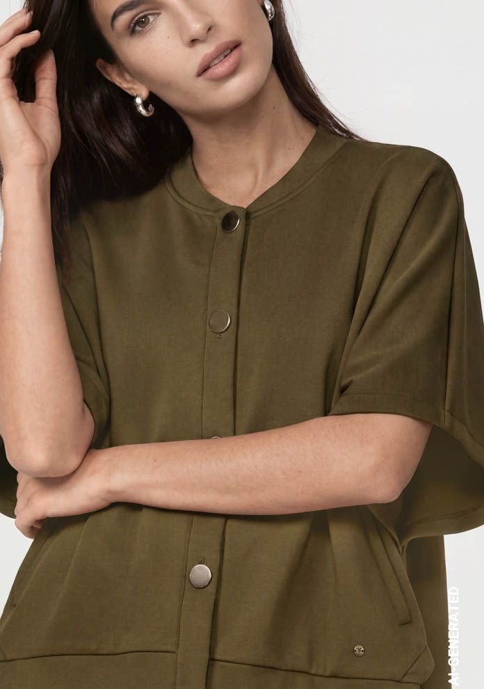 MONARI - BLAZER - Groen