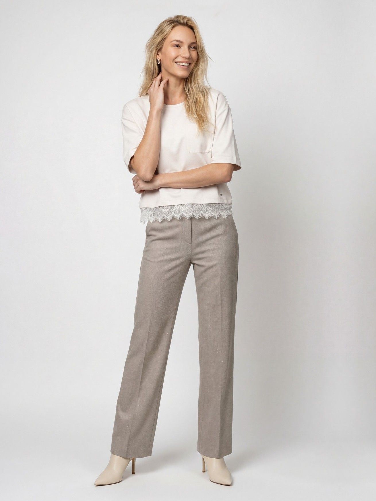 MONARI - BROEK - Beige