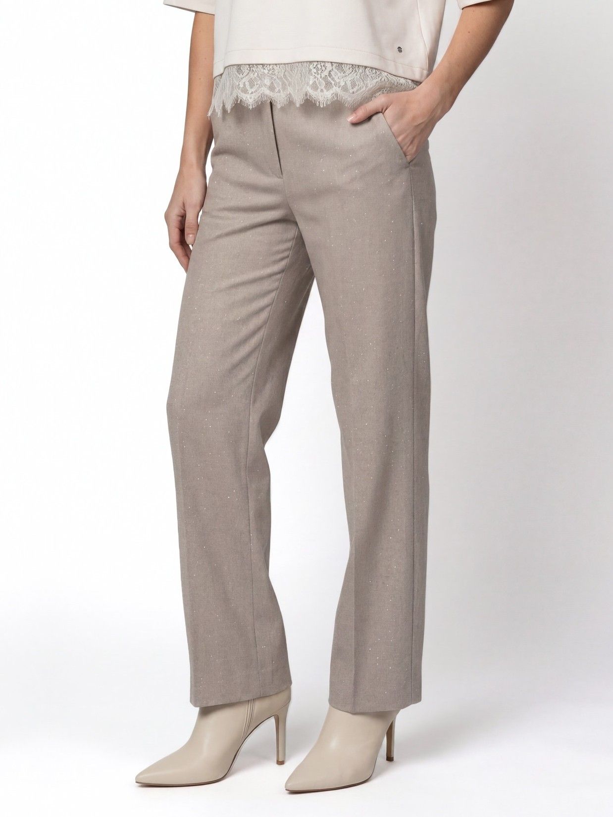 MONARI - BROEK - Beige