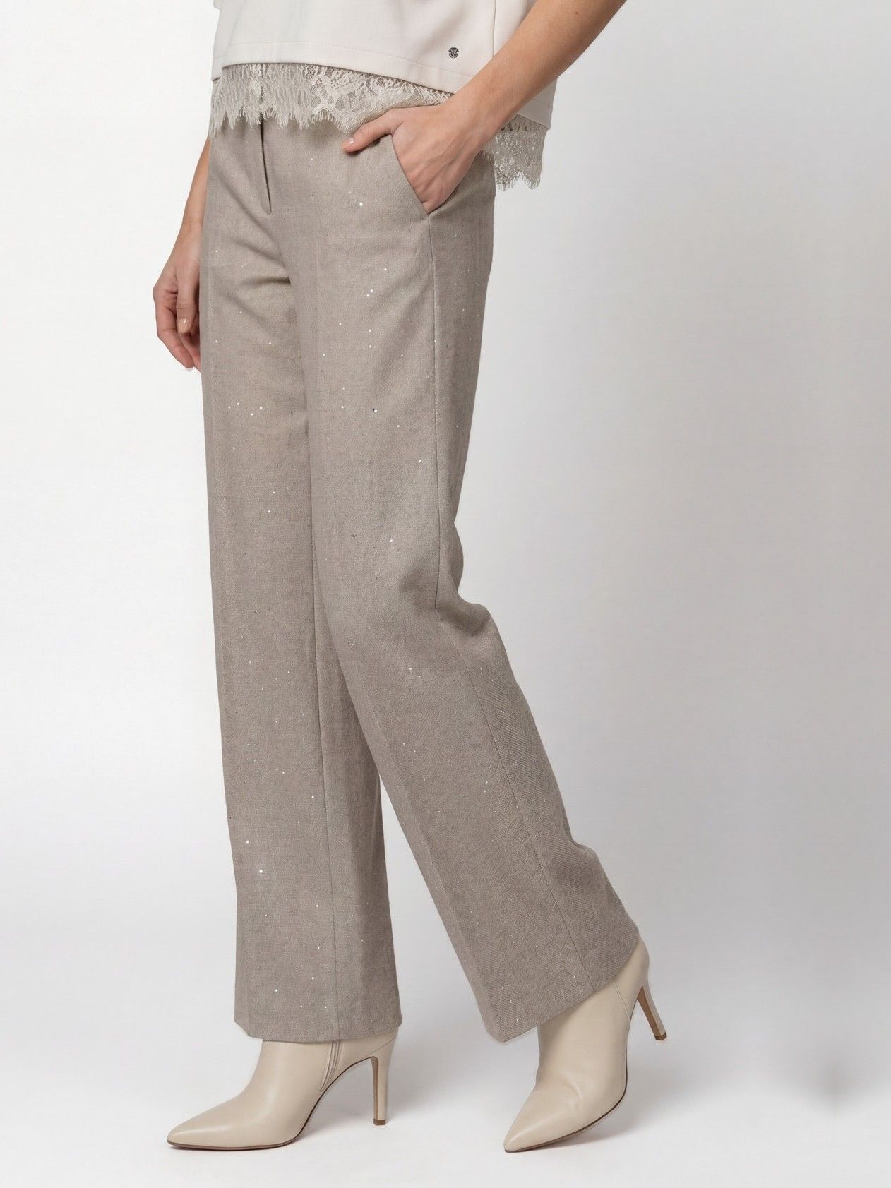 MONARI - BROEK - Beige