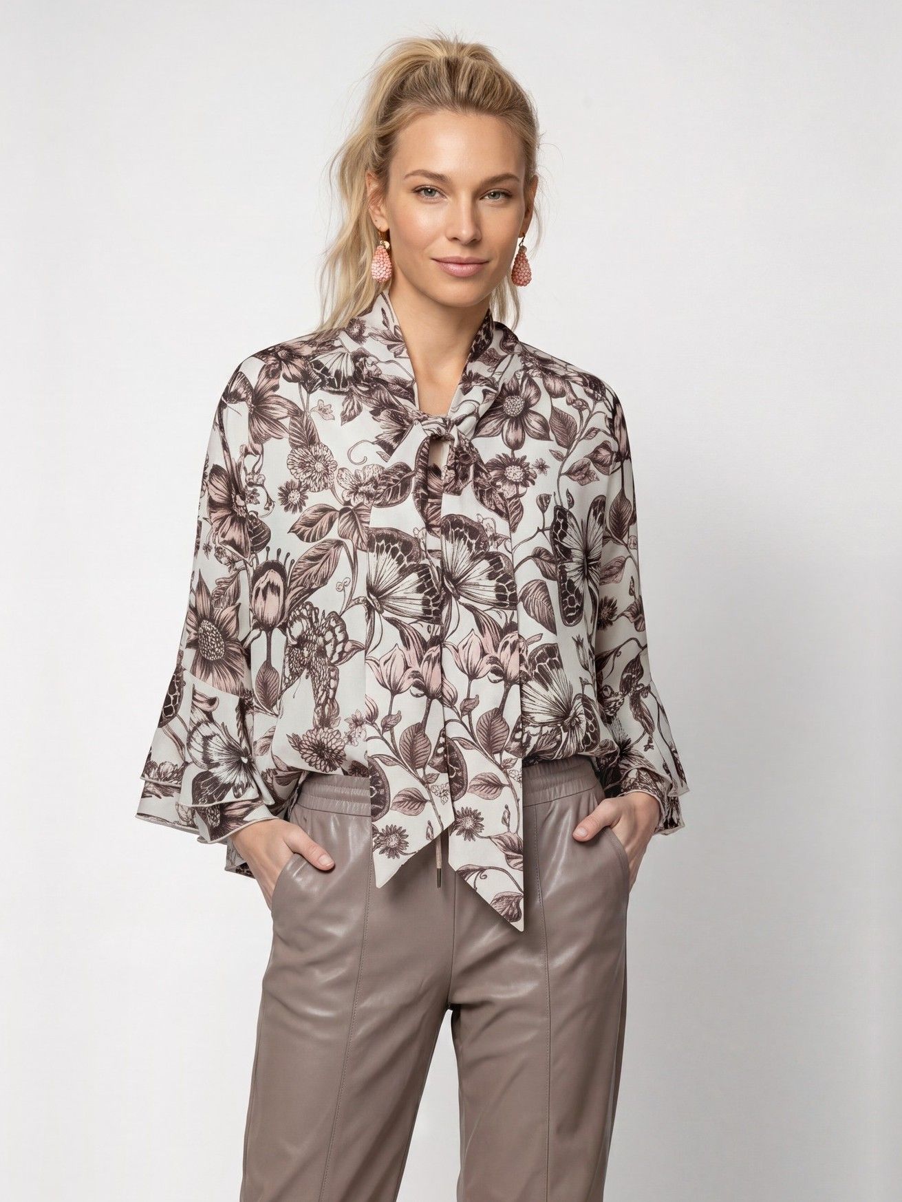 MONARI - BLOUSE - Beige