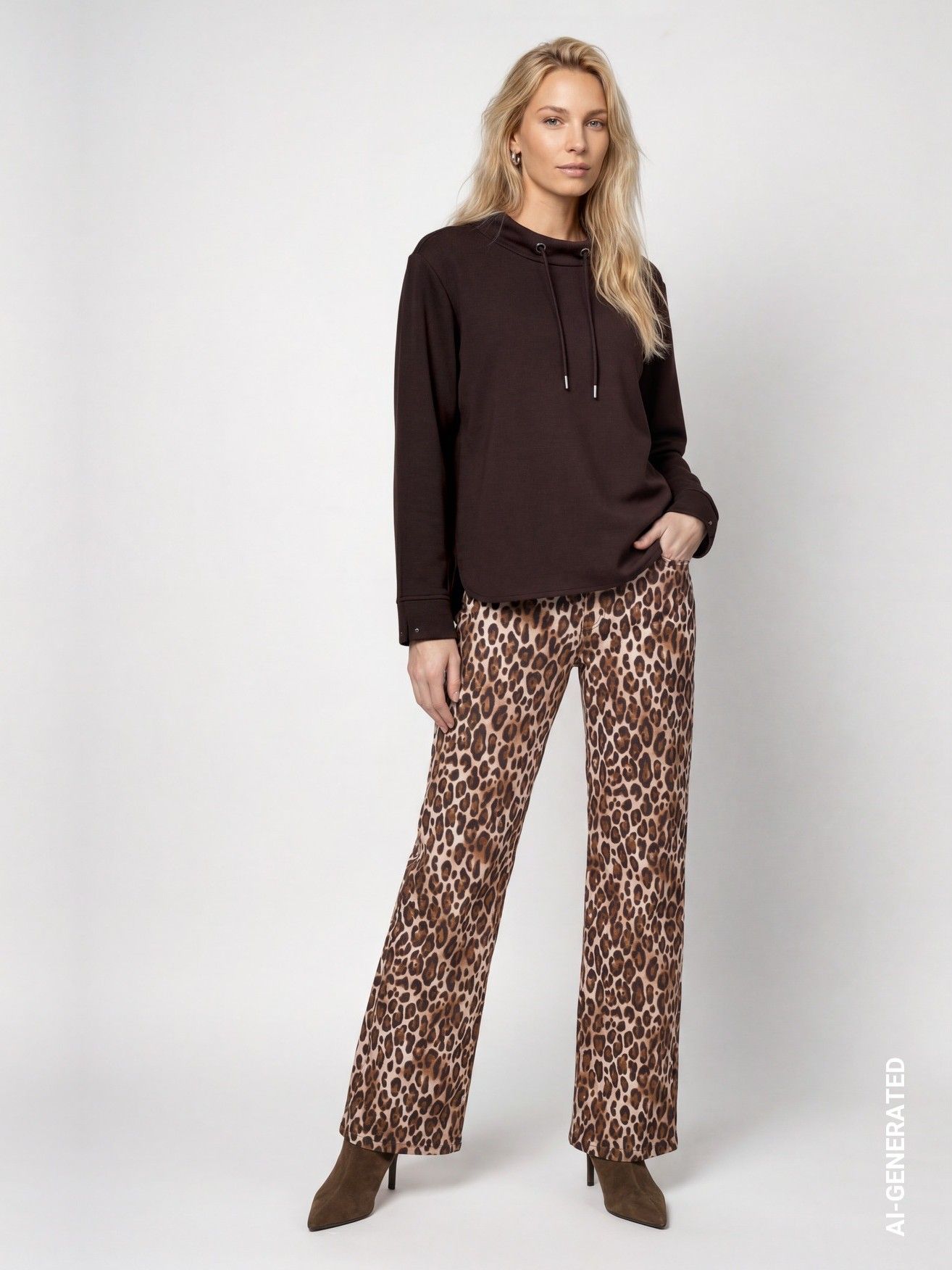 MONARI - SHIRT - Bruin