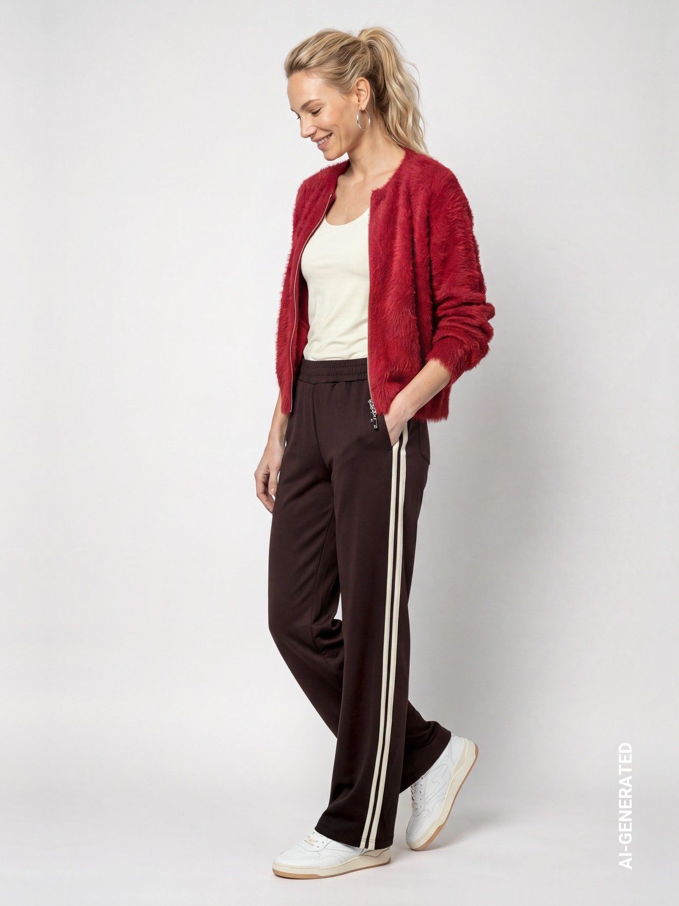 MONARI - VEST - Rood