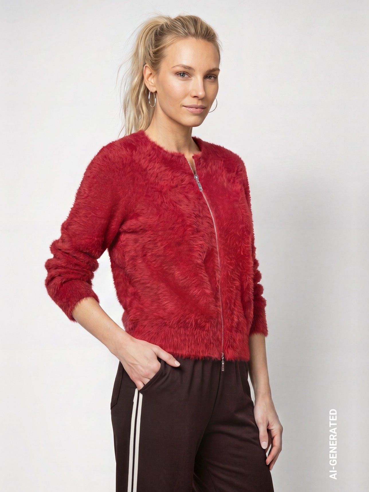 MONARI - VEST - Rood