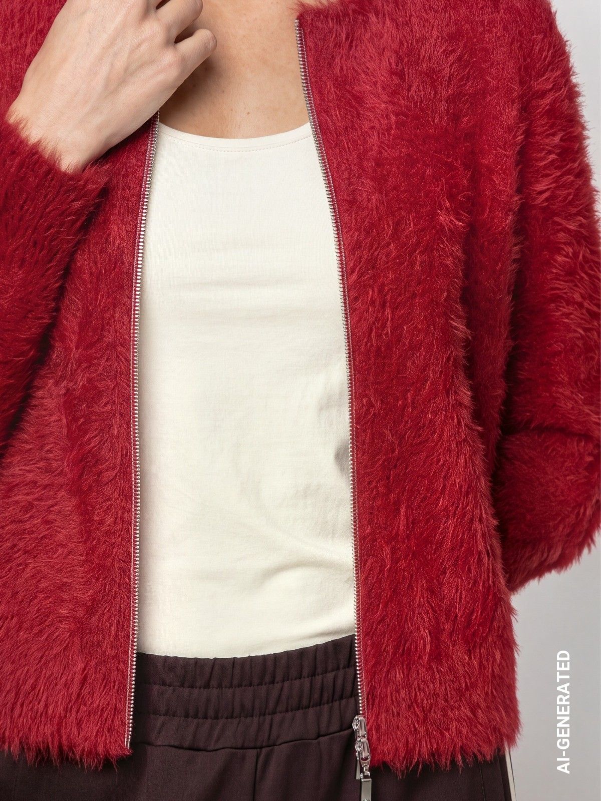 MONARI - VEST - Rood