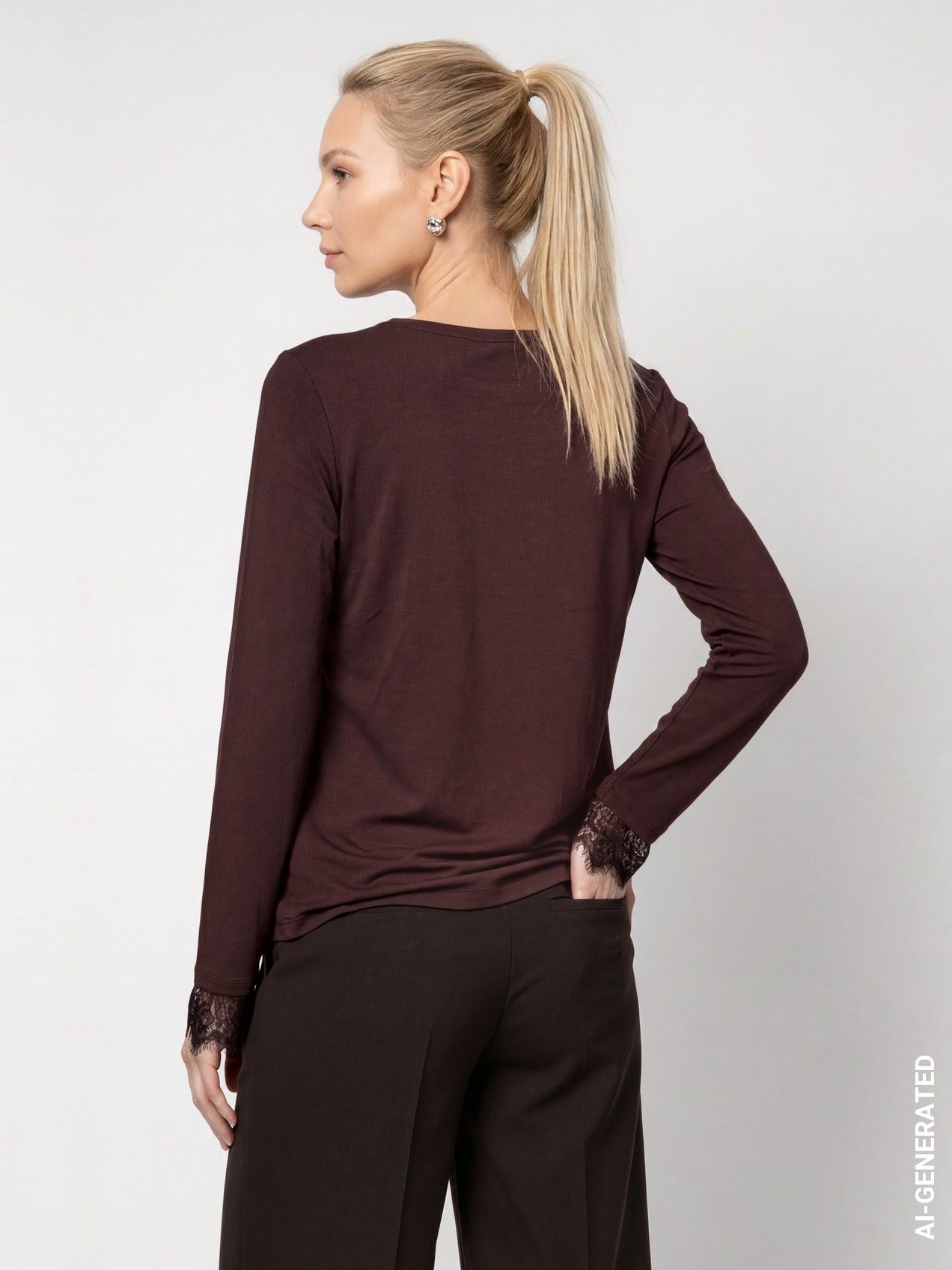 MONARI - SHIRT - Bruin