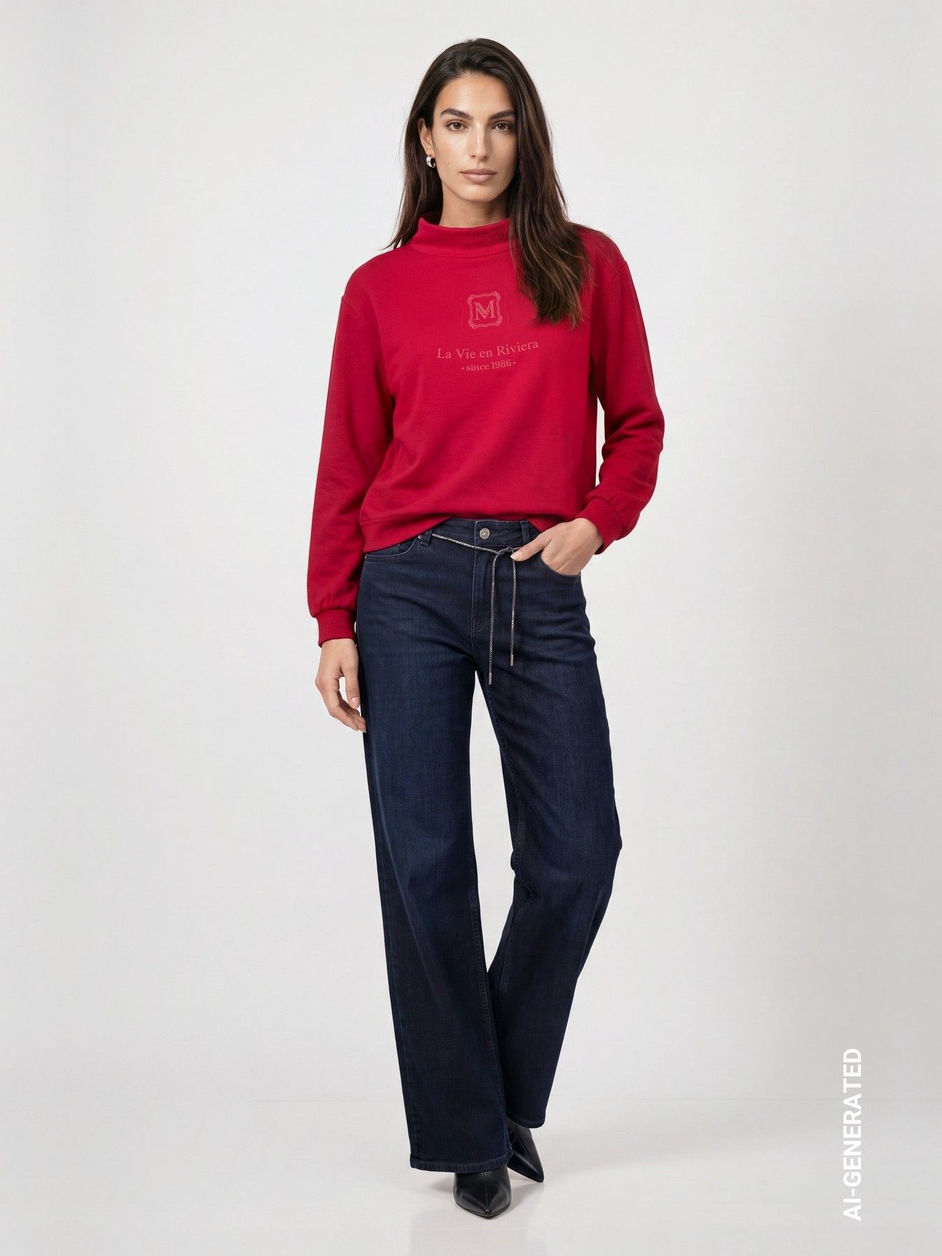 MONARI - SHIRT - Rood