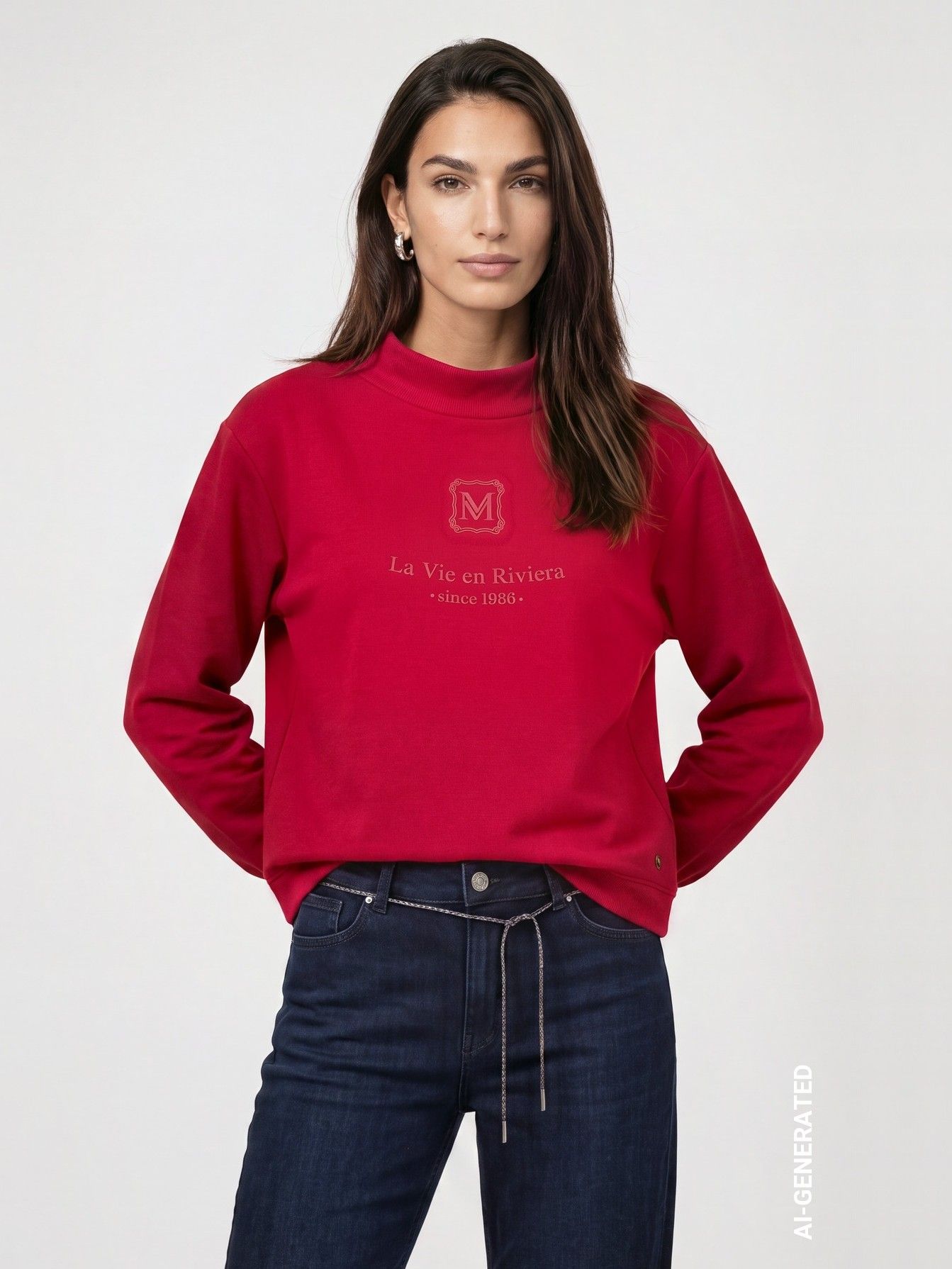 MONARI - SHIRT - Rood