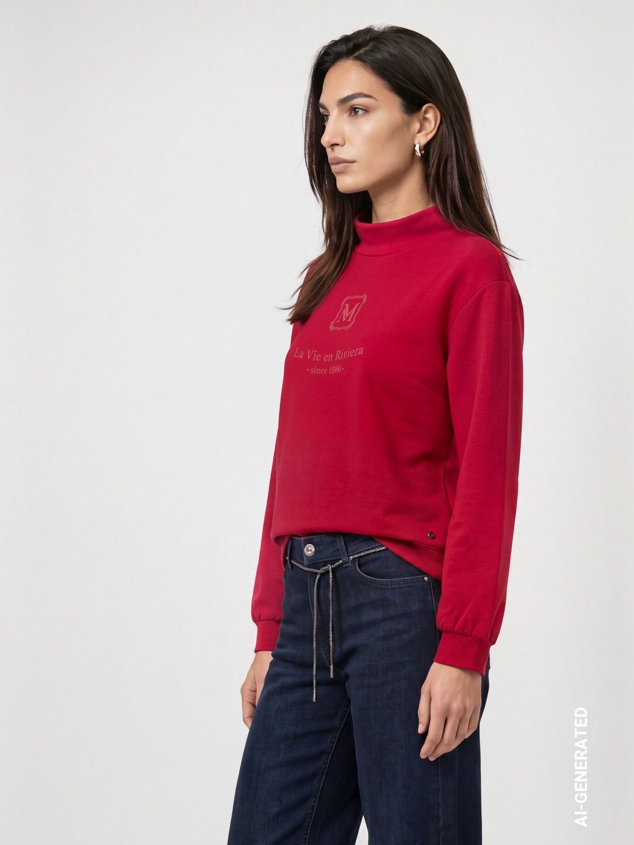 MONARI - SHIRT - Rood